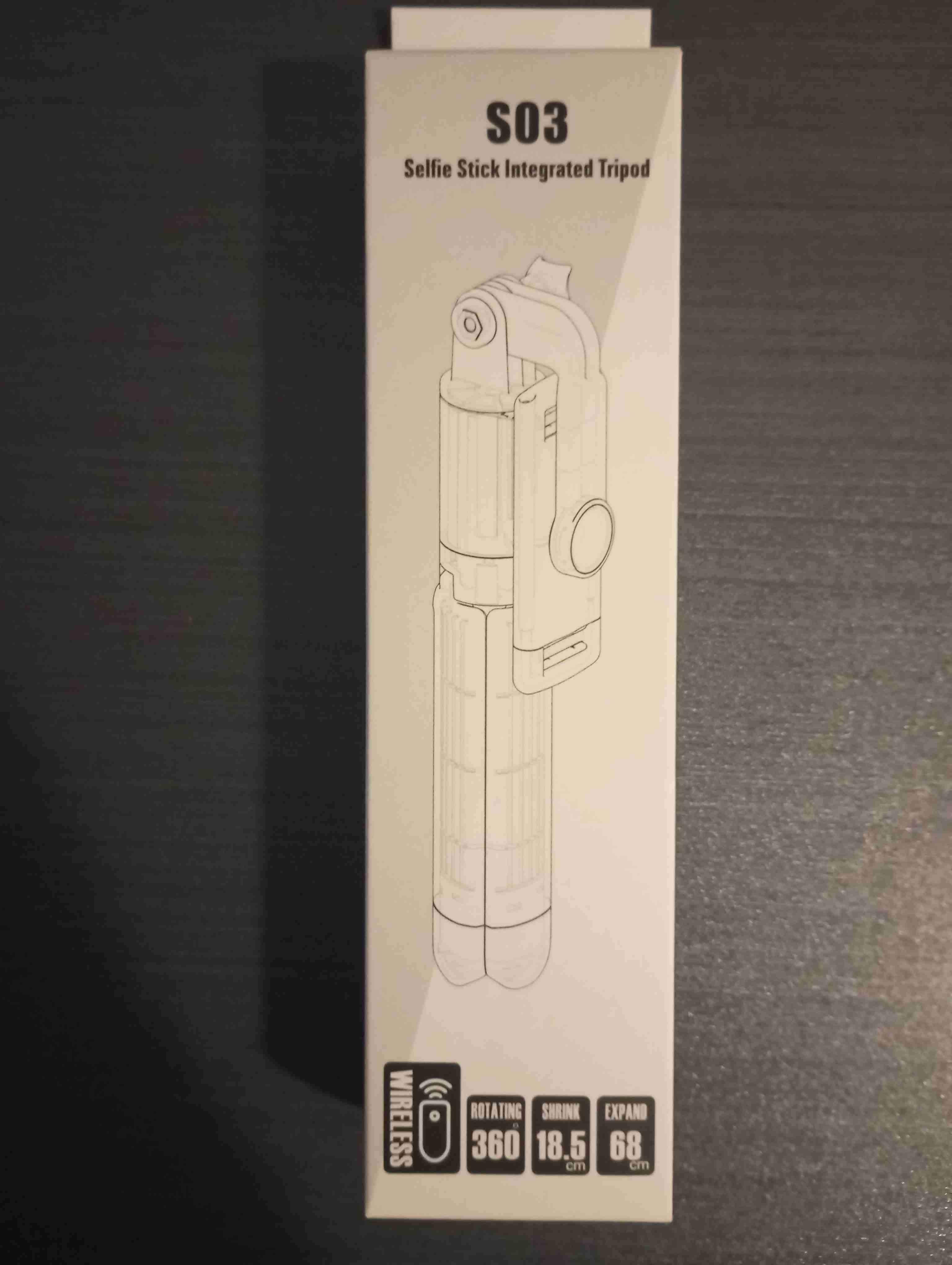 Selfie stick con trípode