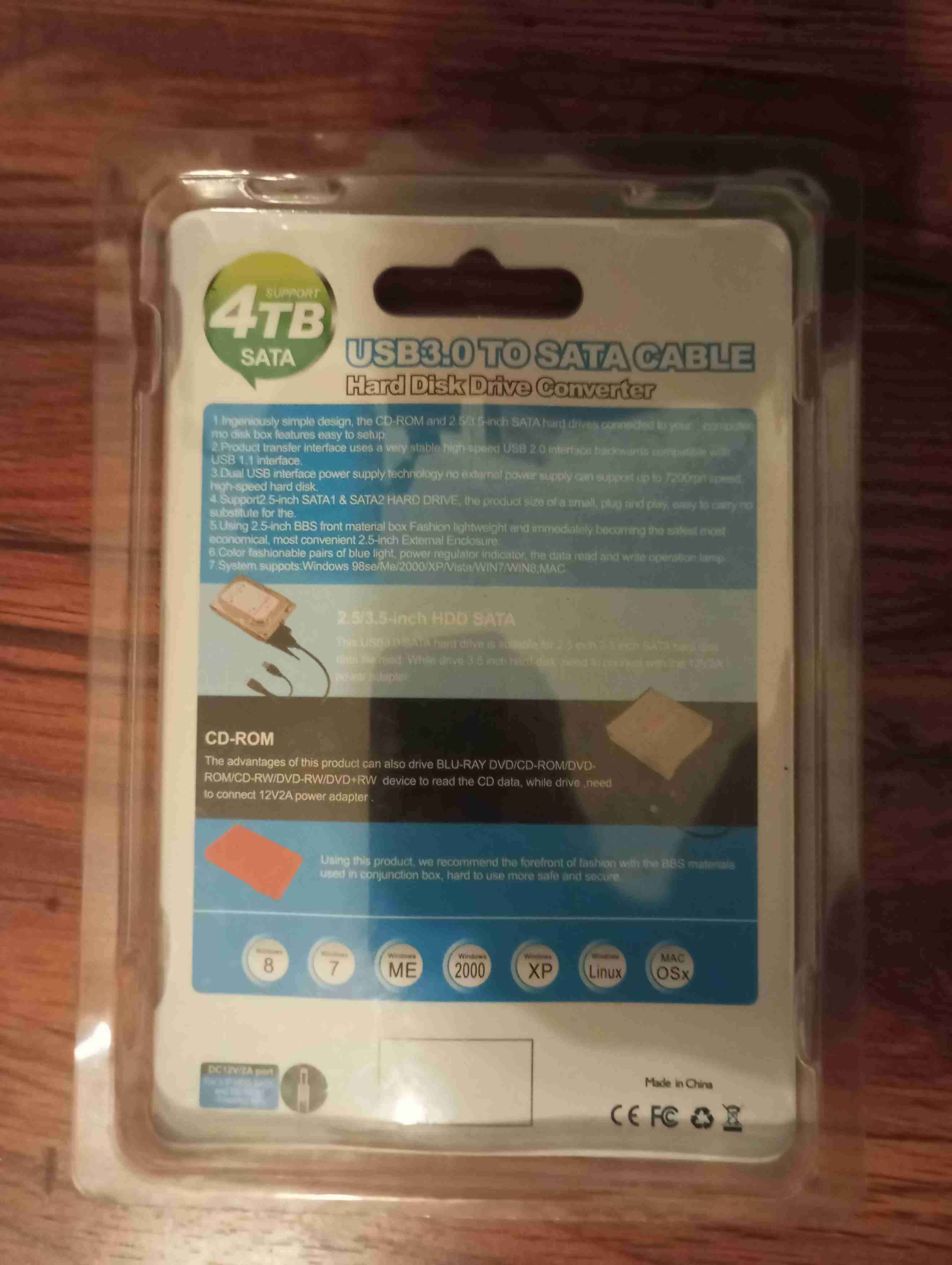 Cable USB 3.0 a SATA - miniatura 2