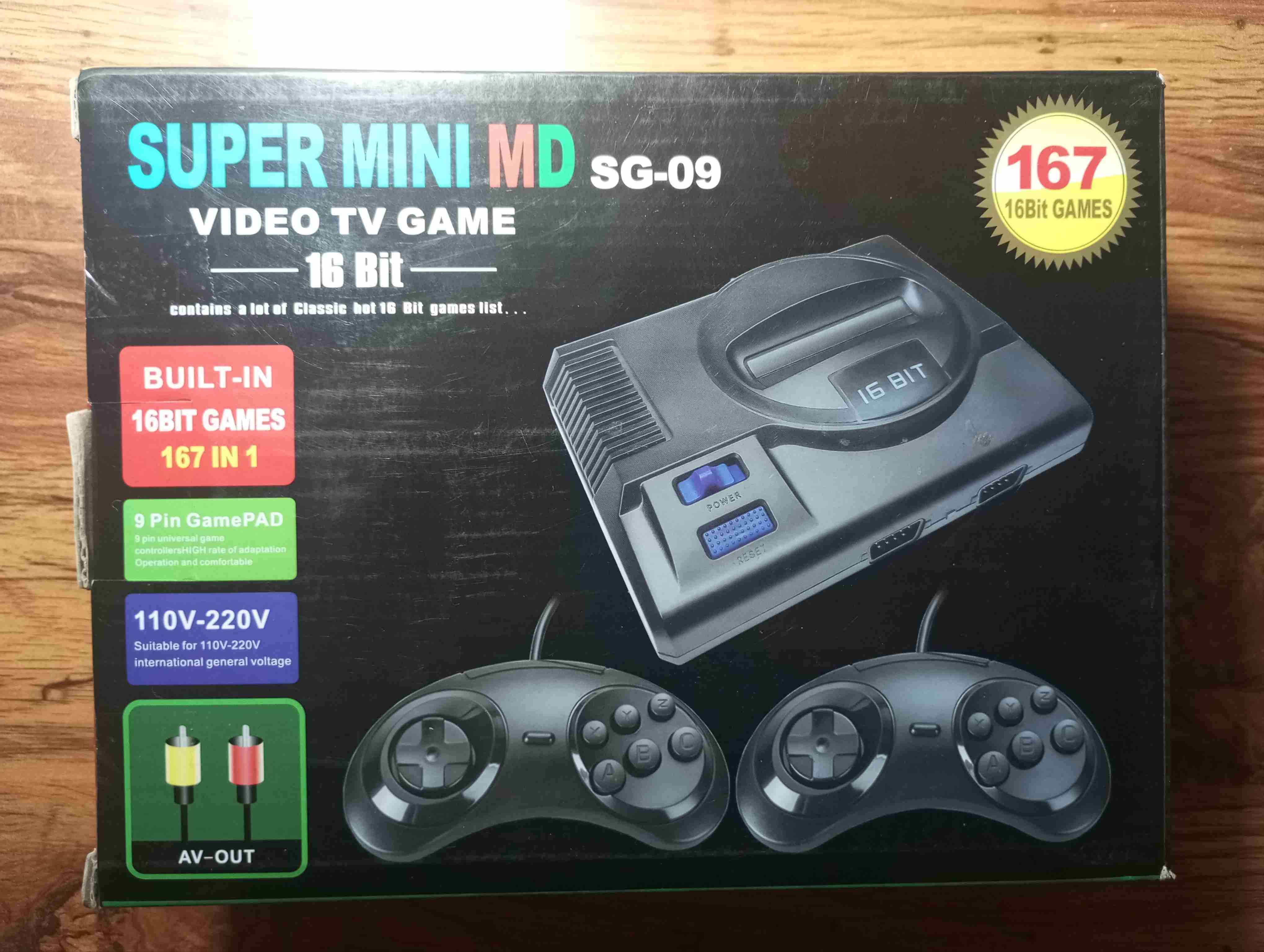 Consola Sega Megadrive (Genesis) con juegos