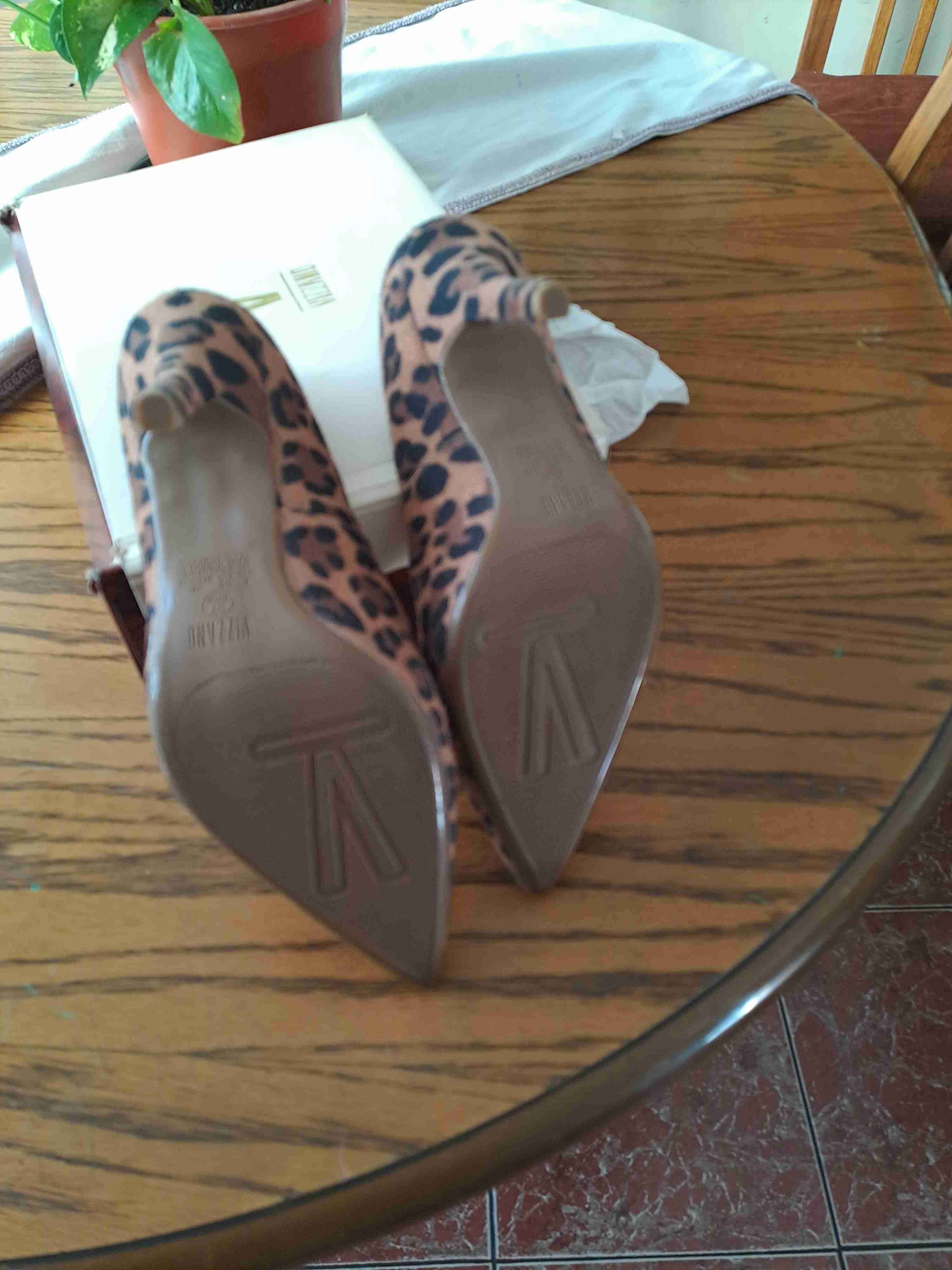 Zapatos de tacón leopard print