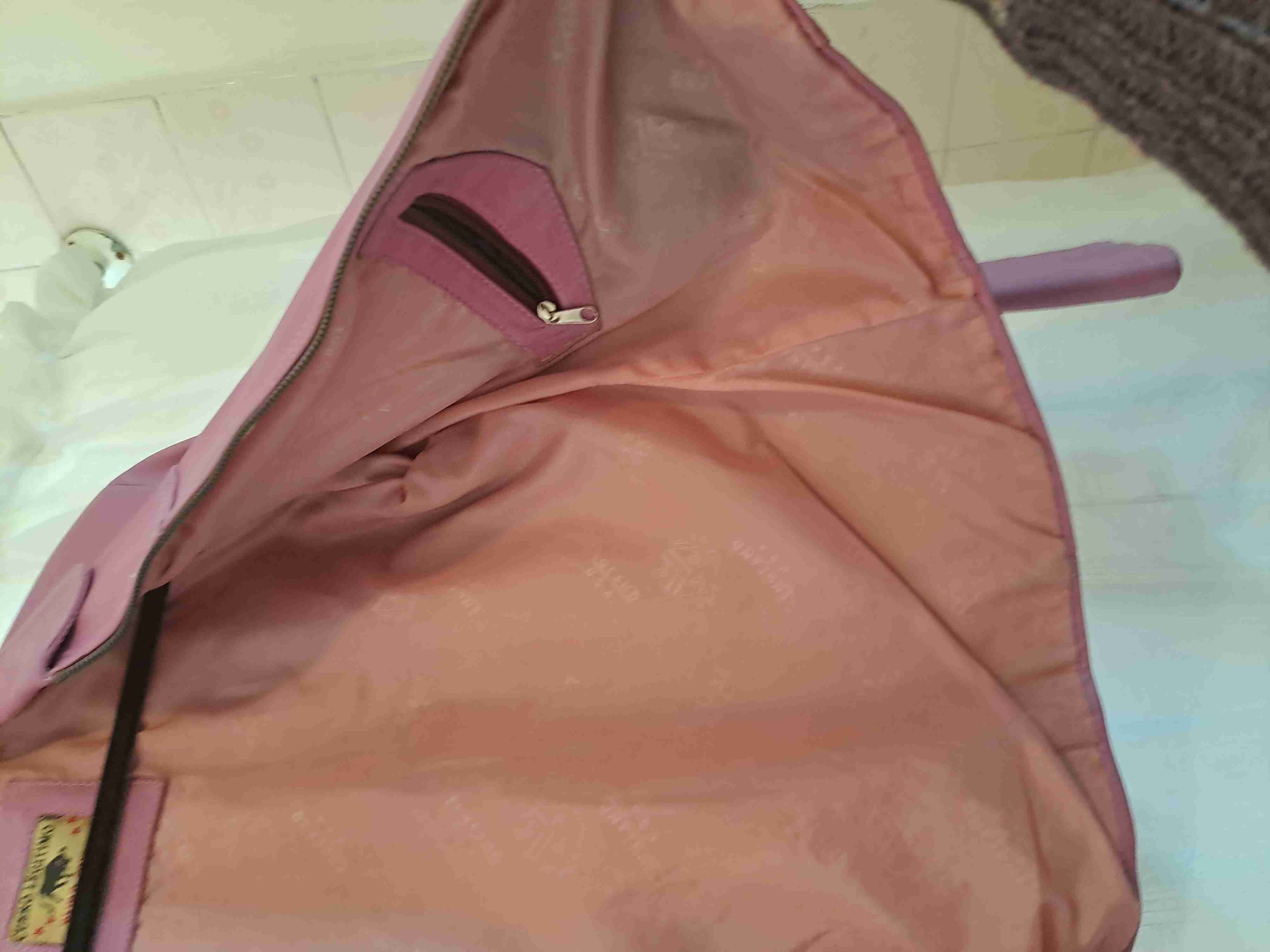 Chaqueta Cuero rosada mujer Única  no hay dos igua - miniatura 2