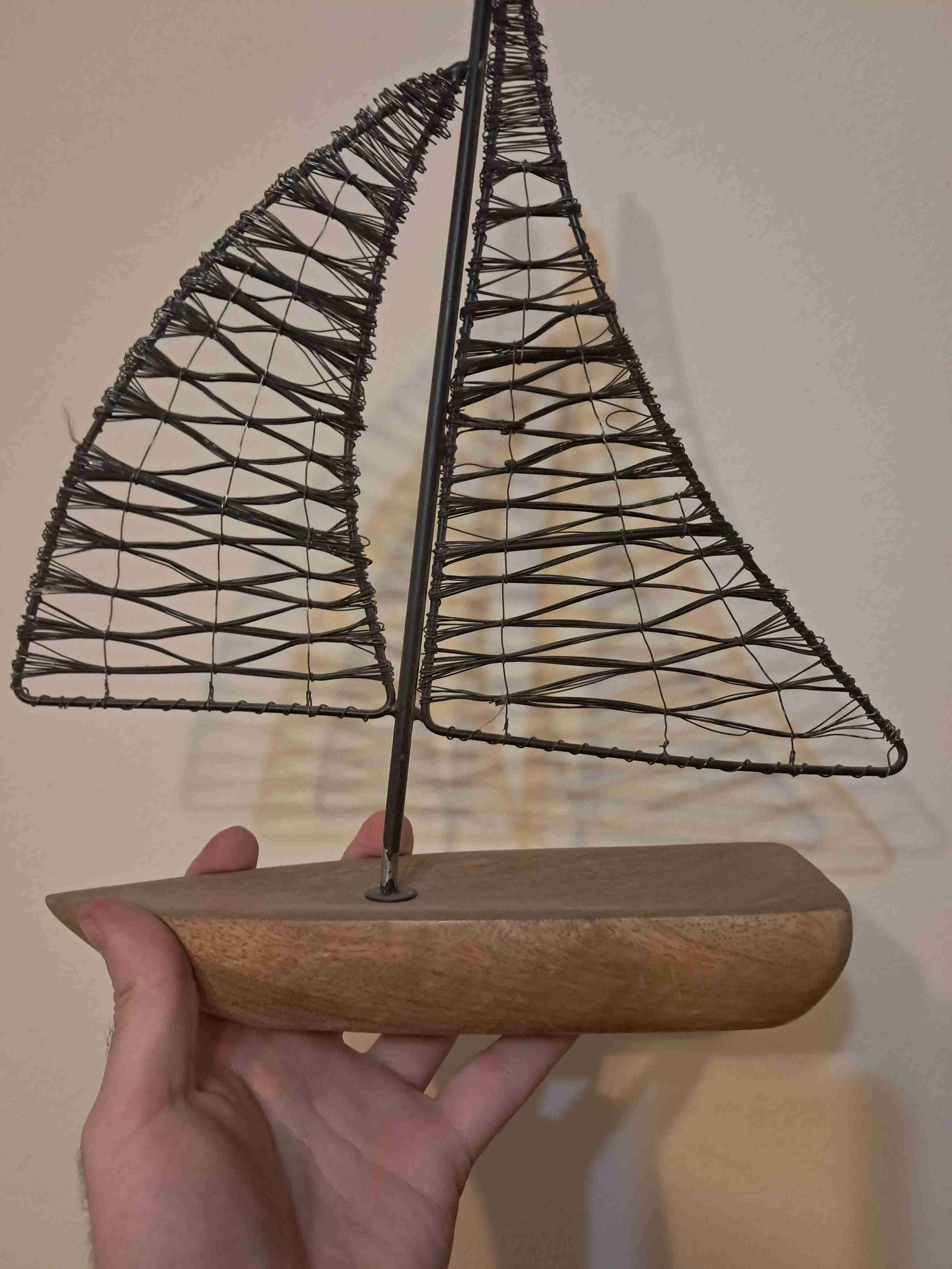 Escultura de velero decorativo