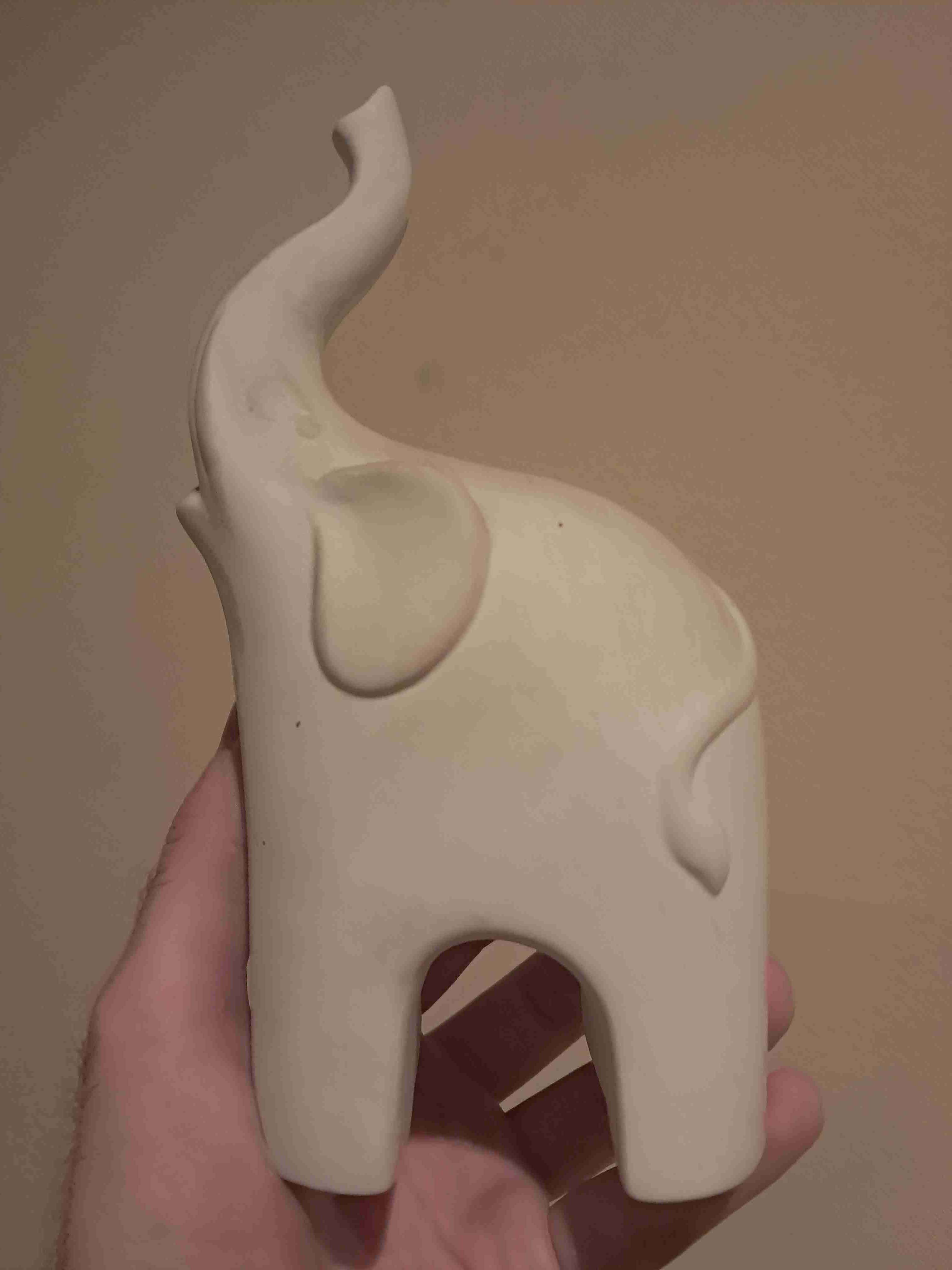 Decoración elefante cerámico