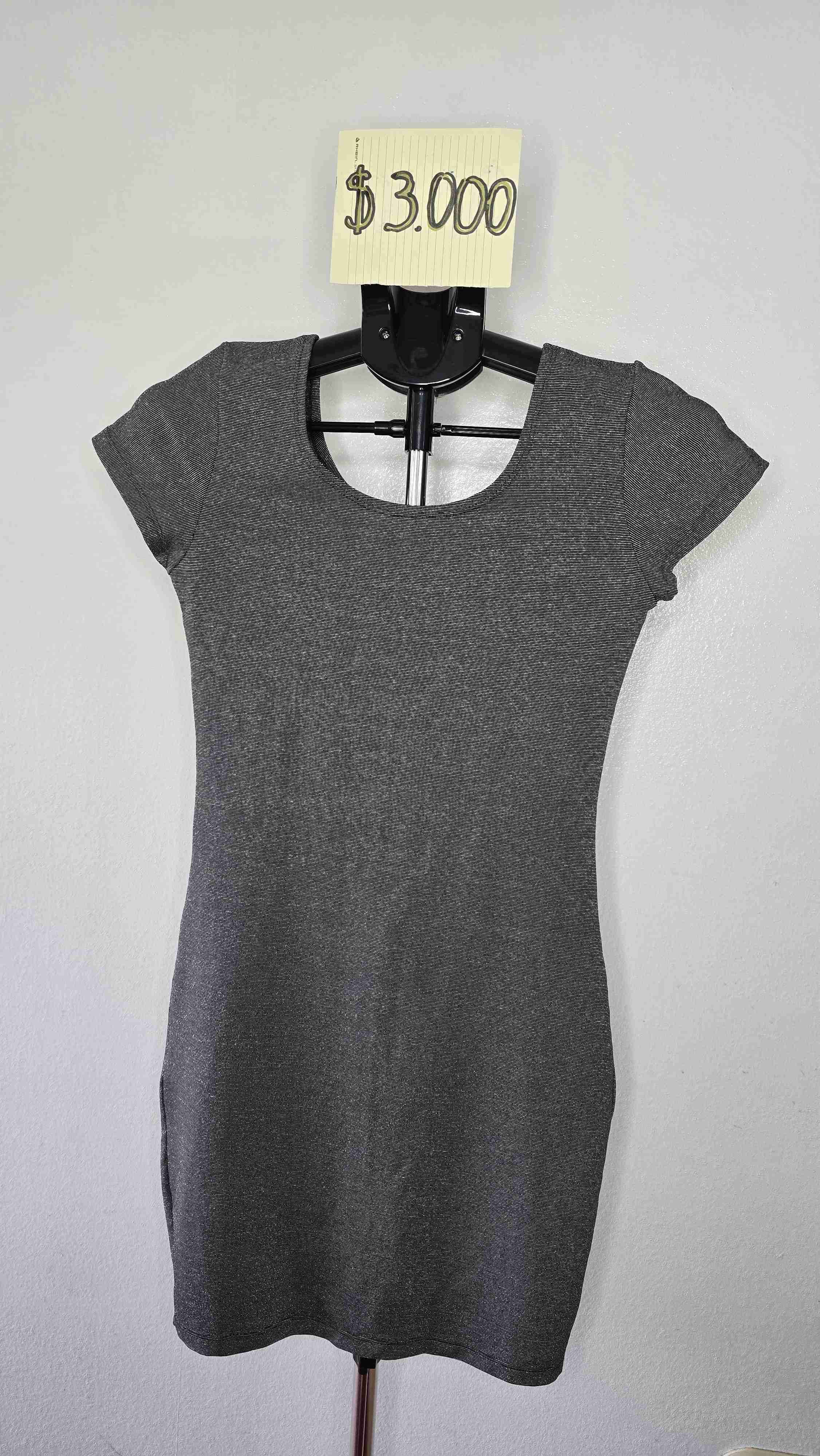 Vestido gris casual