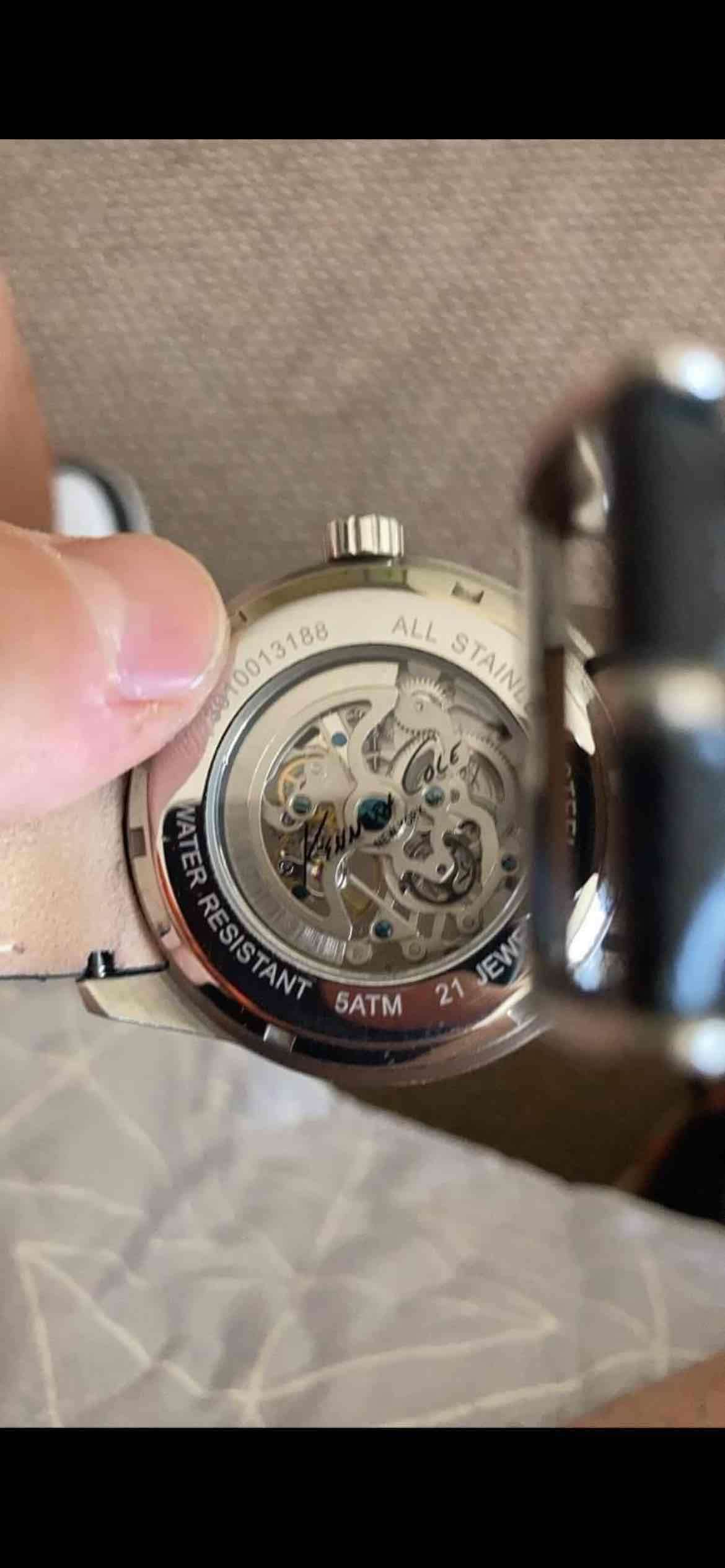 Reloj automático transparente Kenneth Cole - miniatura 2