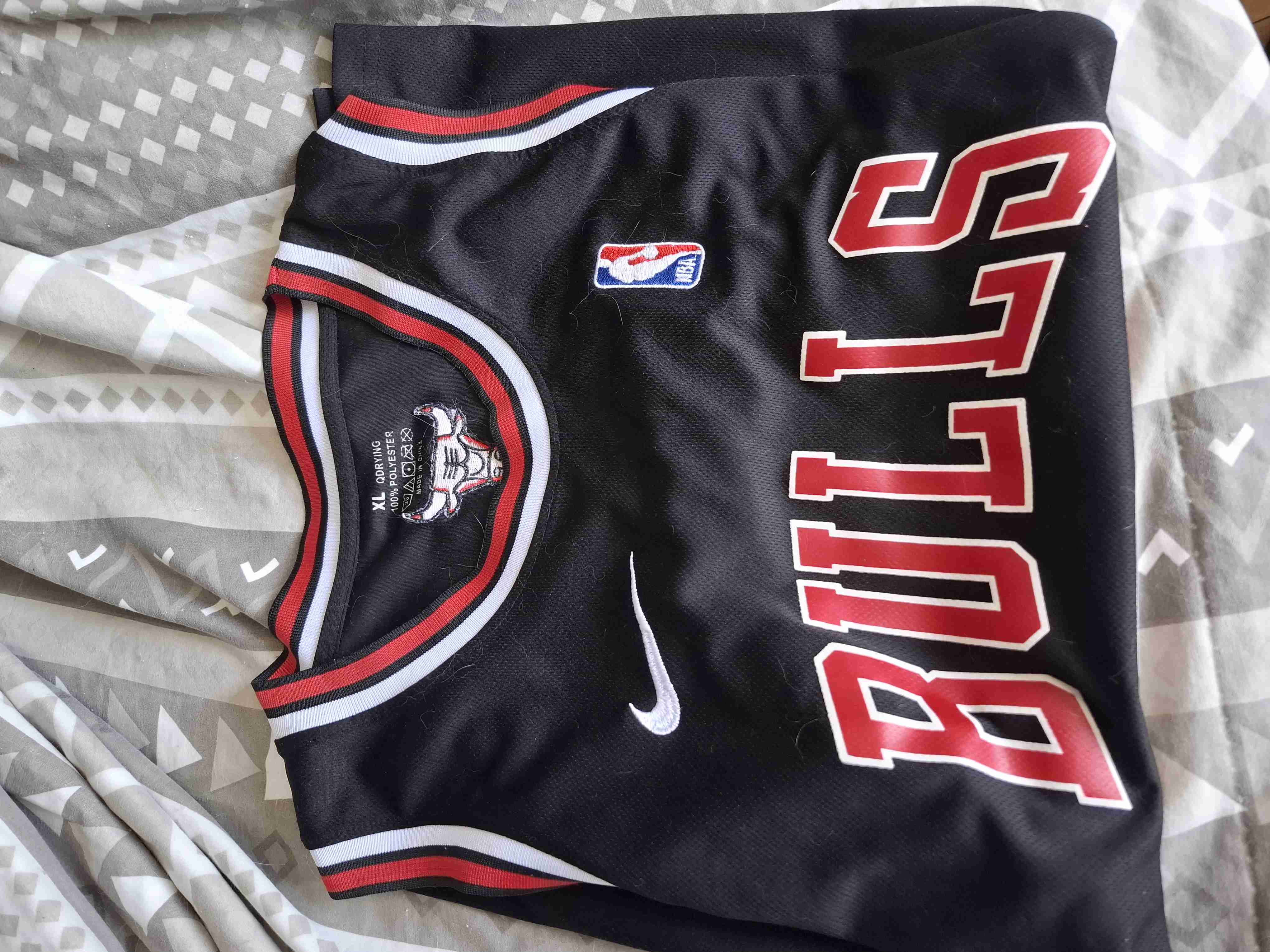 Camiseta NBA Bulls negra