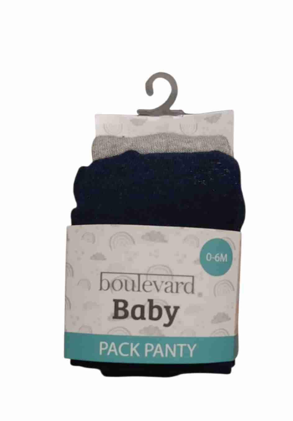 Pack panty bebé 0-6M +babero +2 bodys algodón