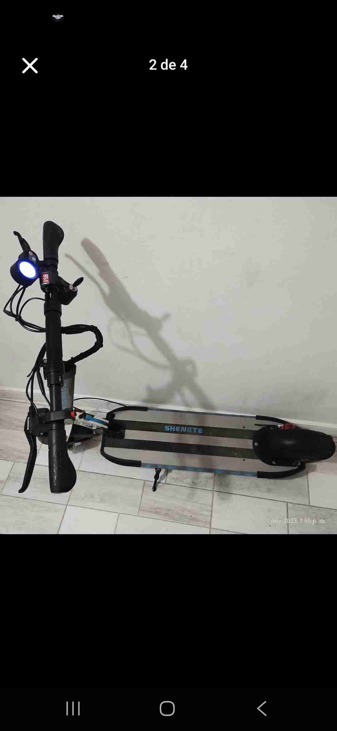 Scooter eléctrico grande usado - miniatura 3