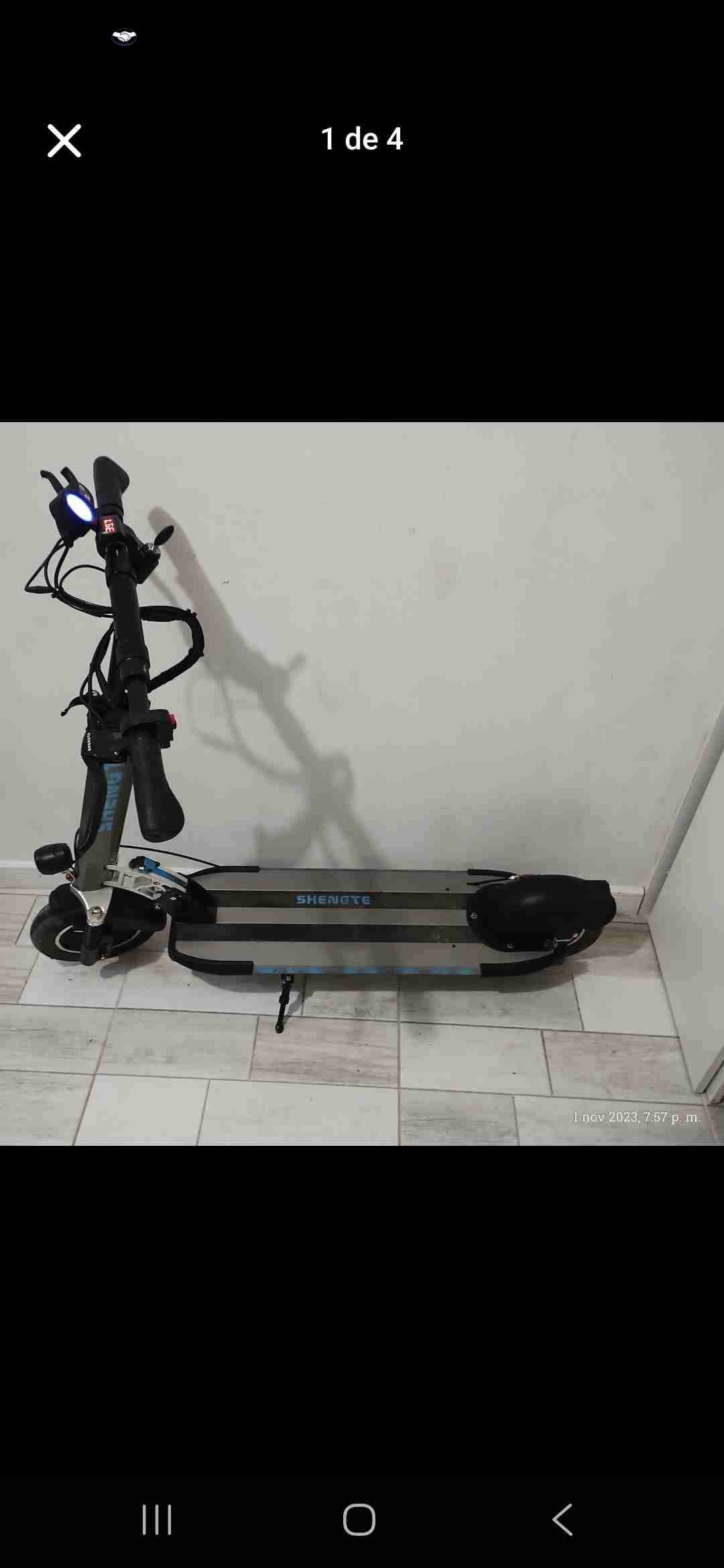 Scooter eléctrico grande usado - miniatura 4