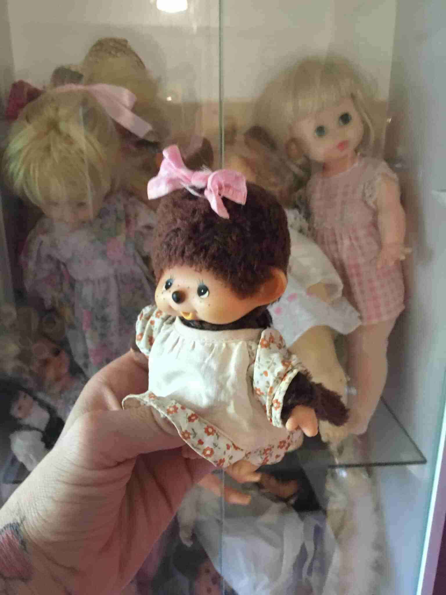 Monchhichi vintage con vestido - miniatura 4