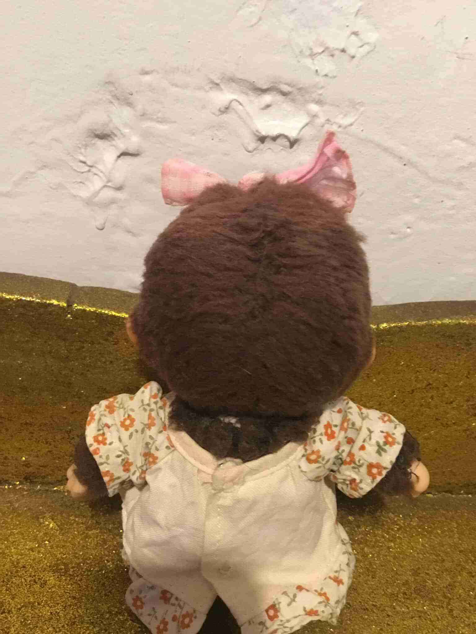 Monchhichi vintage con vestido - miniatura 5