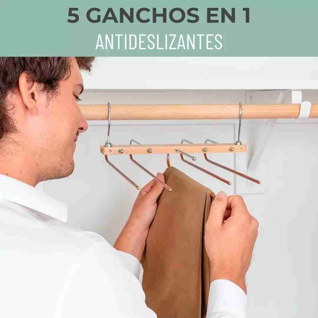 Tres gancho múltiple para pantalones - miniatura 2