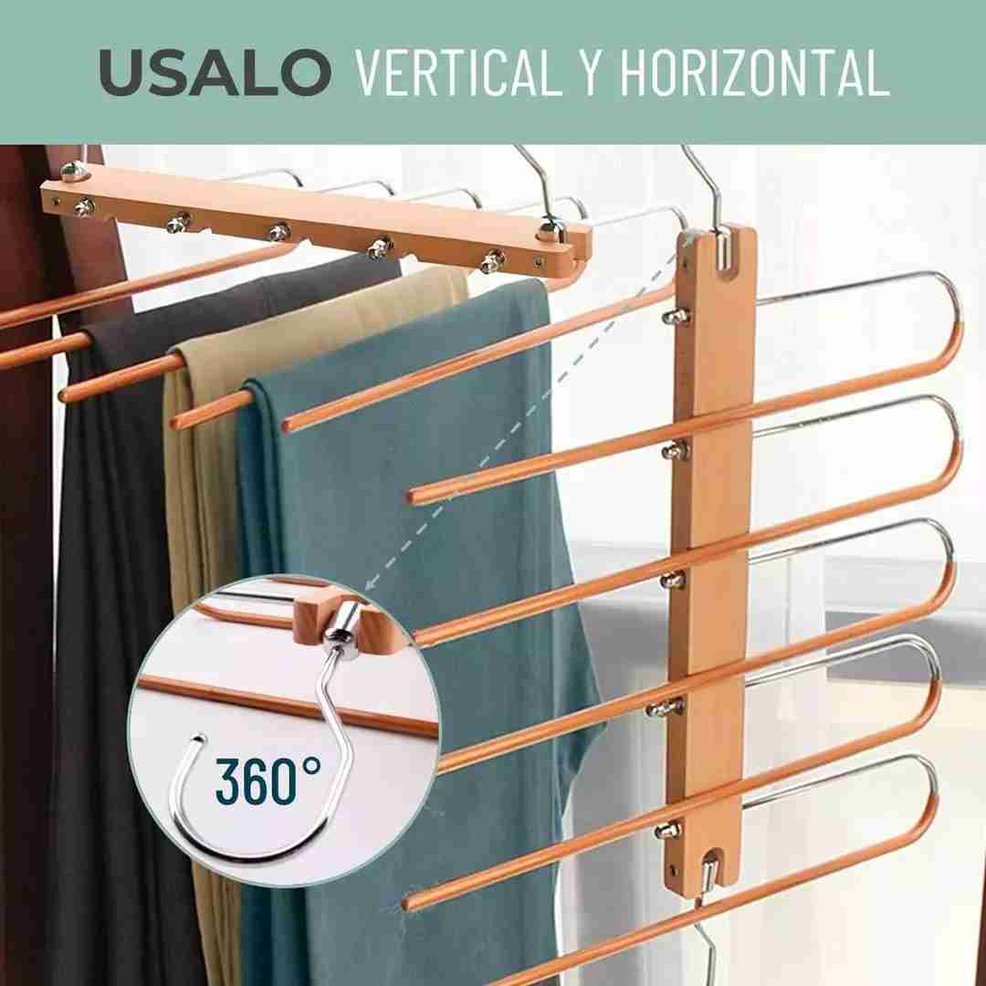 Tres gancho múltiple para pantalones - miniatura 3