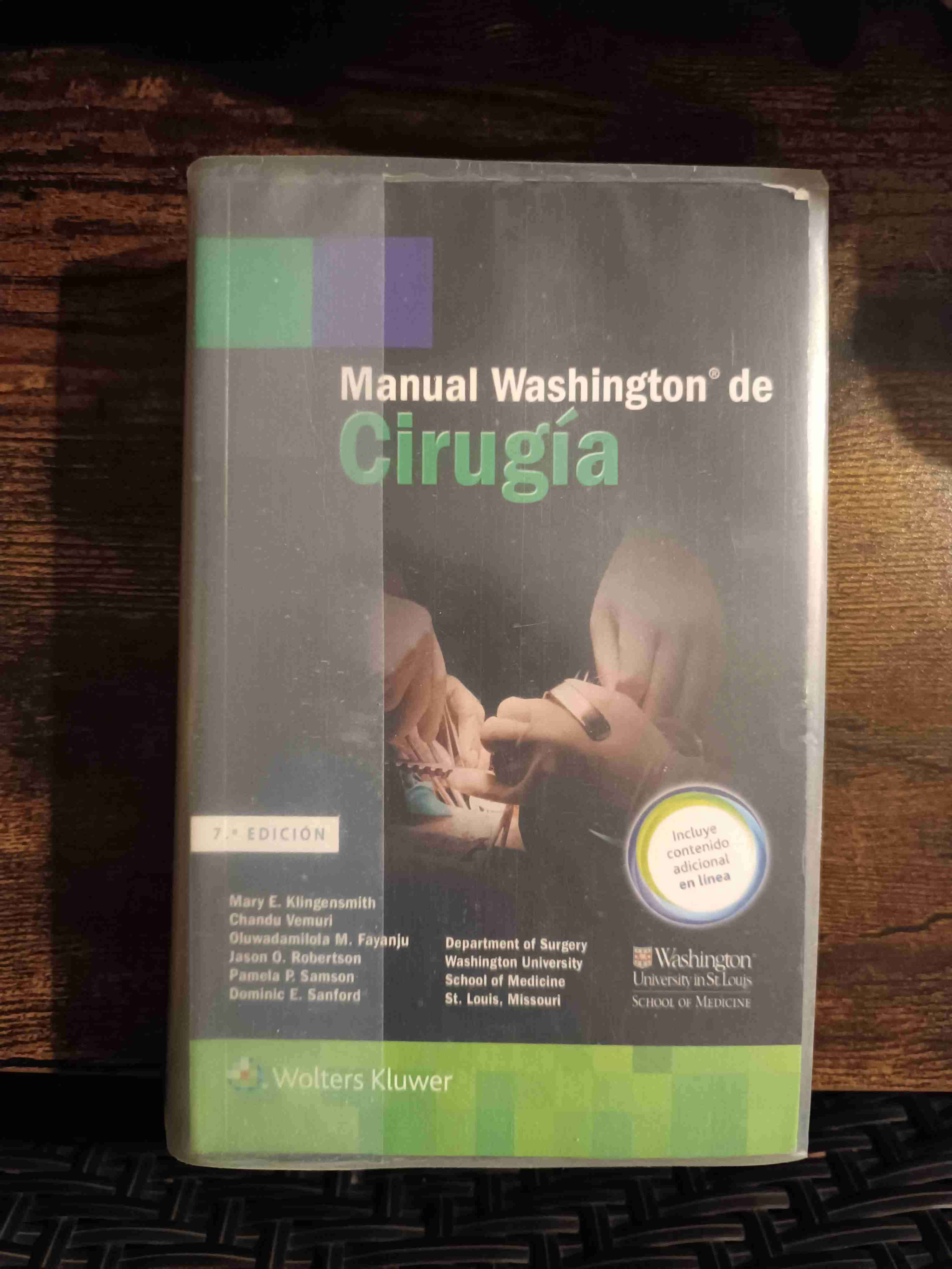 Manual Washington de Cirugía