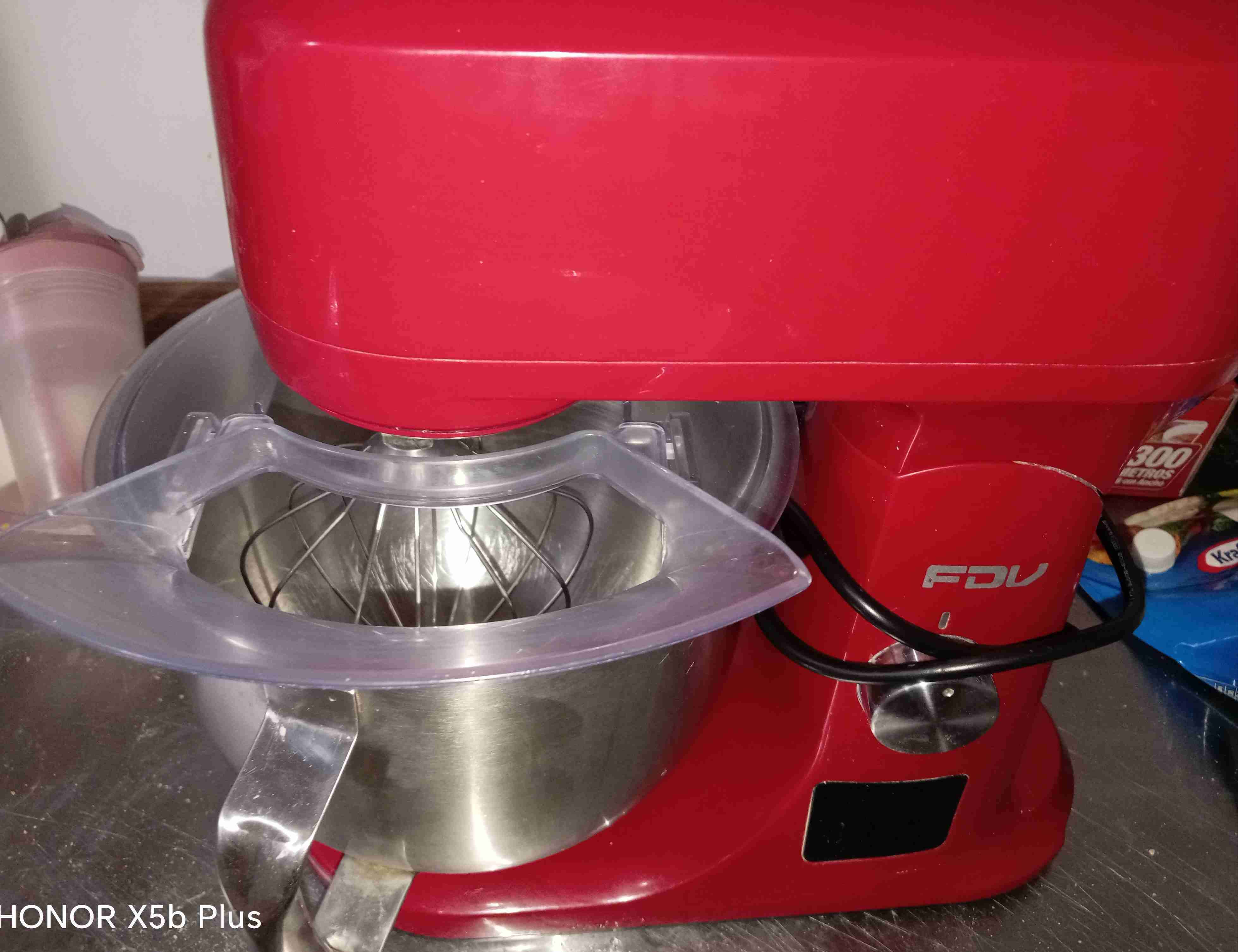 Batidora de pie roja FDV - miniatura 2