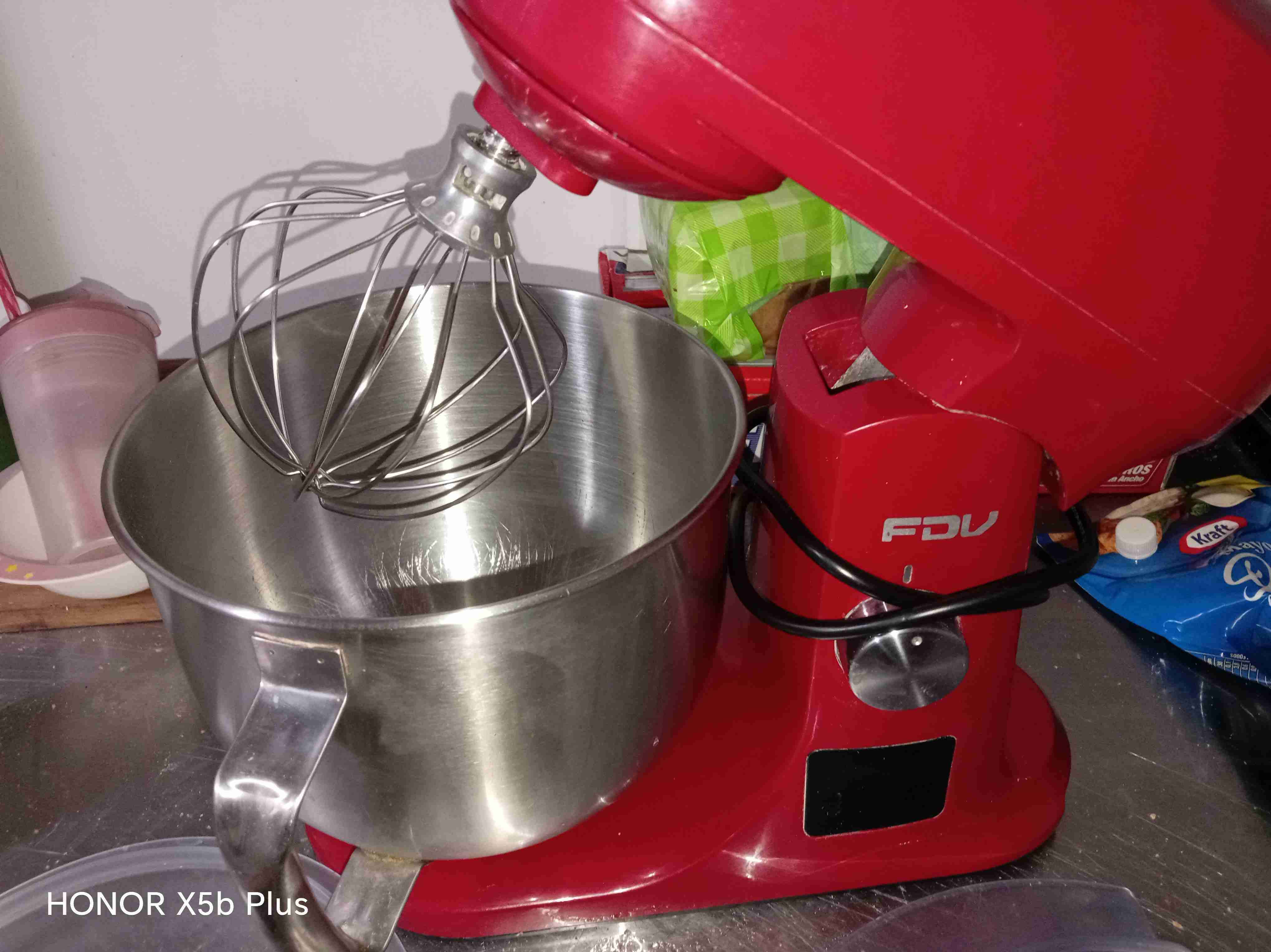 Batidora de pie roja FDV - miniatura 3