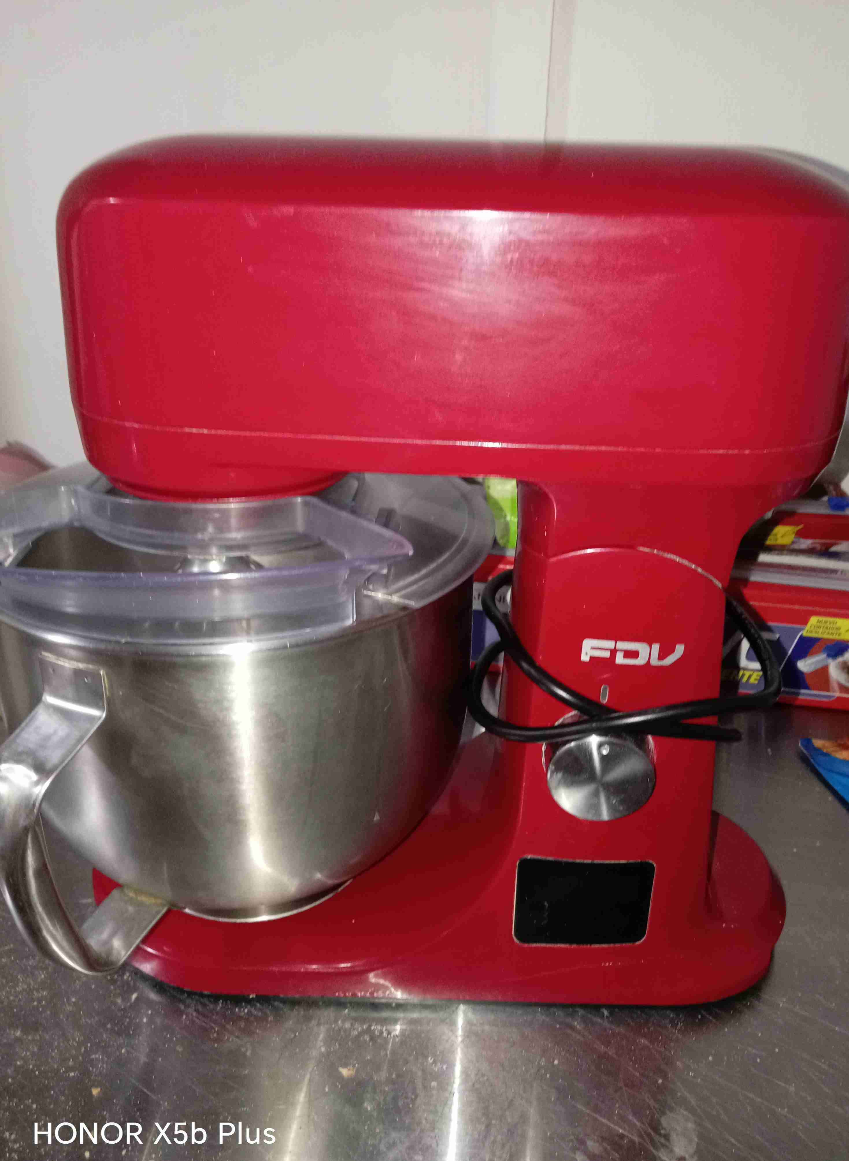 Batidora de pie roja FDV - miniatura 4
