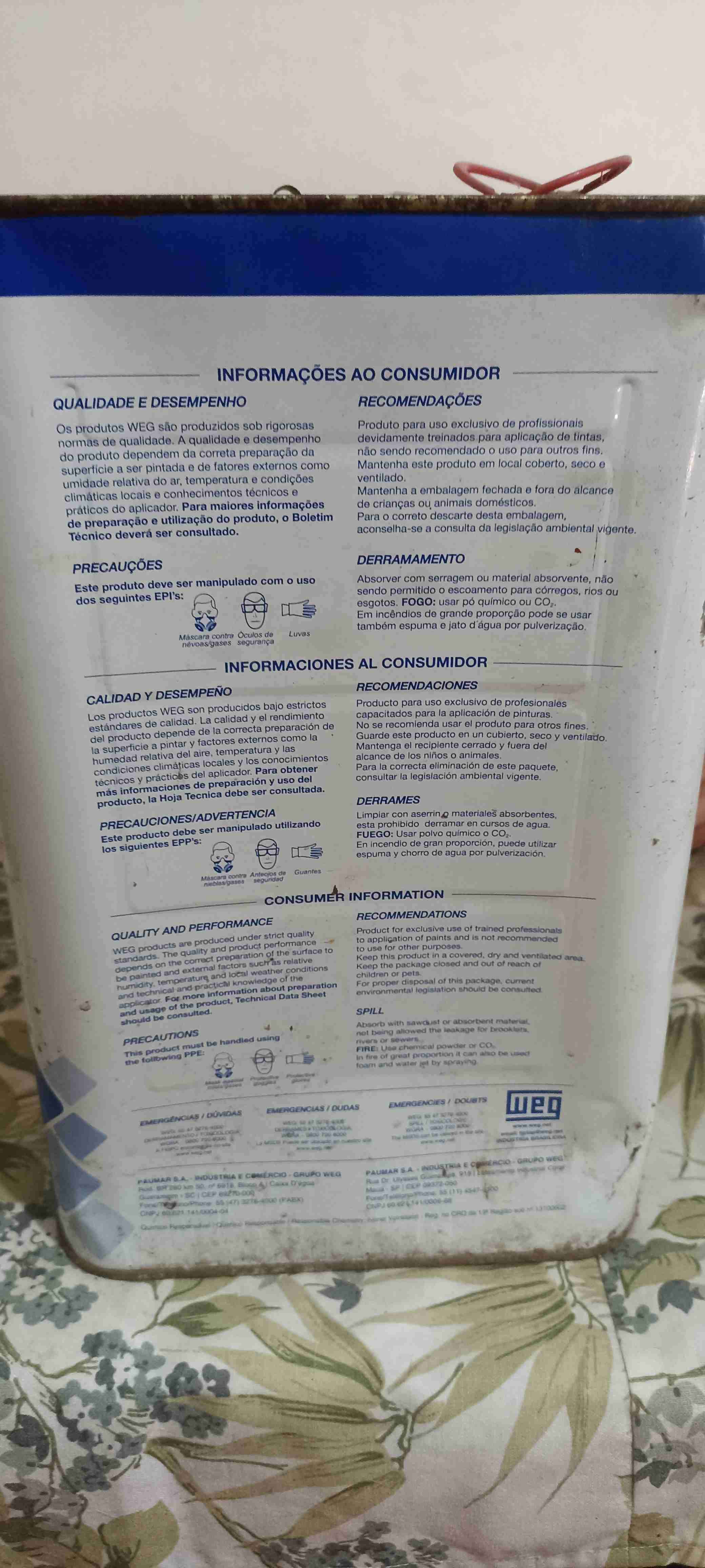 Pintura WEG rojo óxido - 5