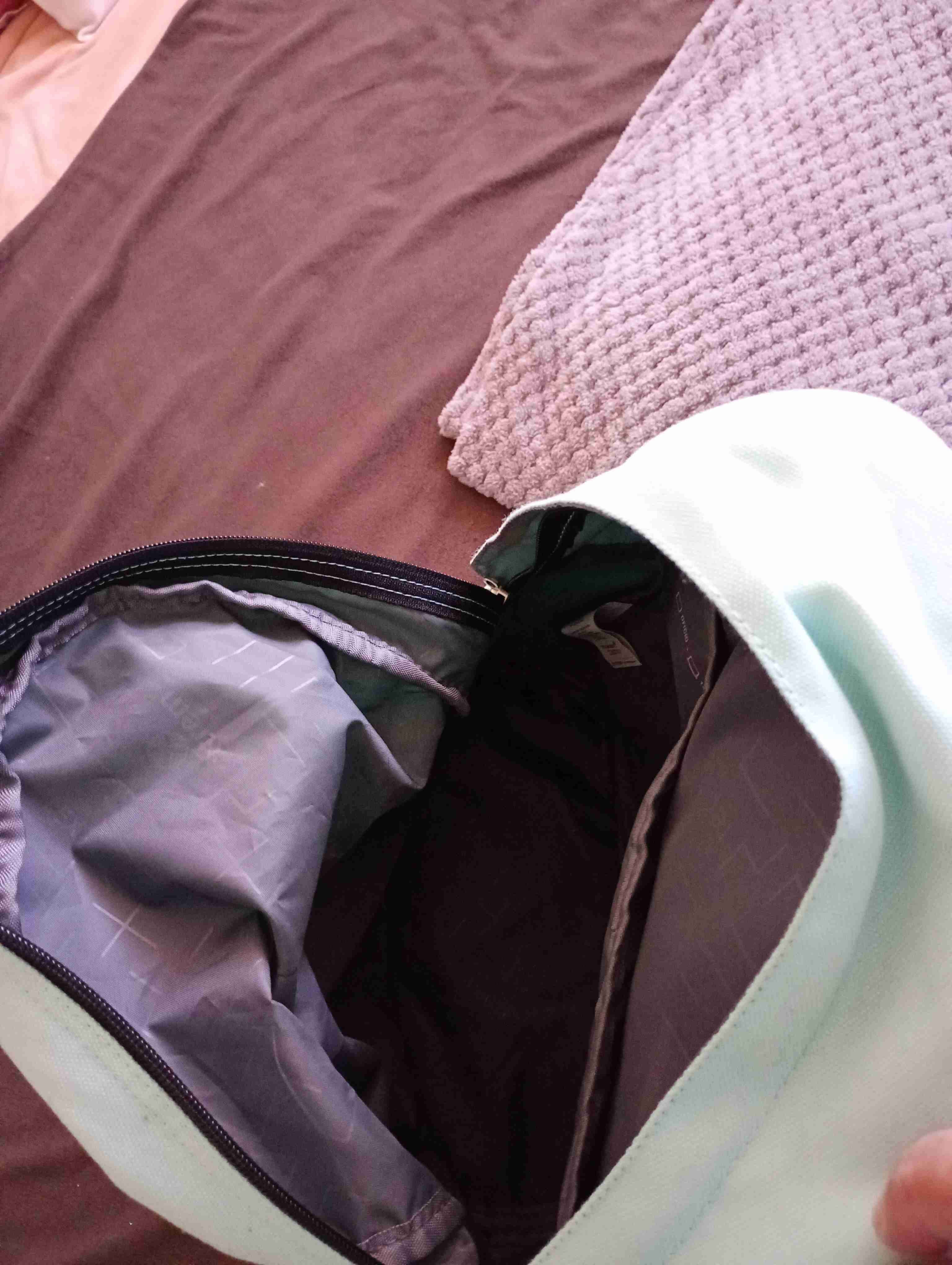 Mochila nueva color verde agua