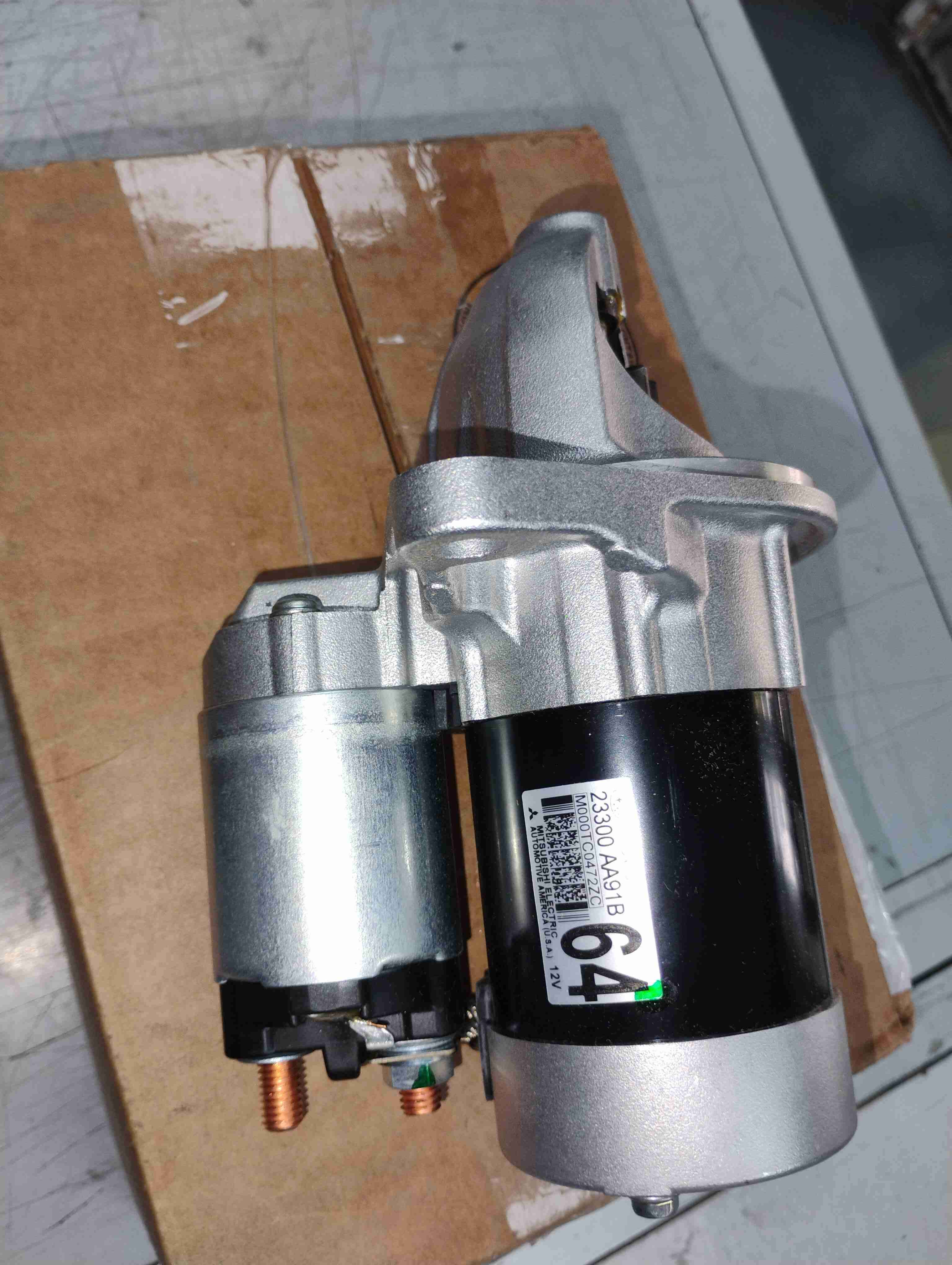 Motor de arranque automotriz