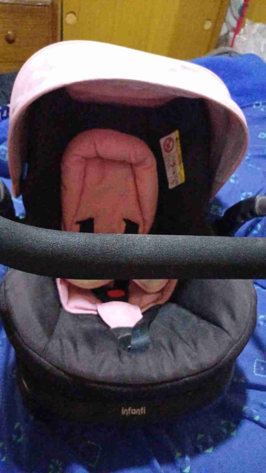 Silla de auto Bebesit rosa - miniatura 3