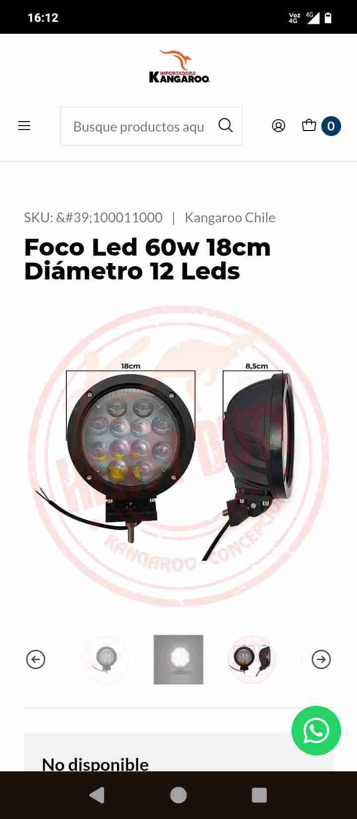 Focos LED para 60w 18cm diámetro - miniatura 3