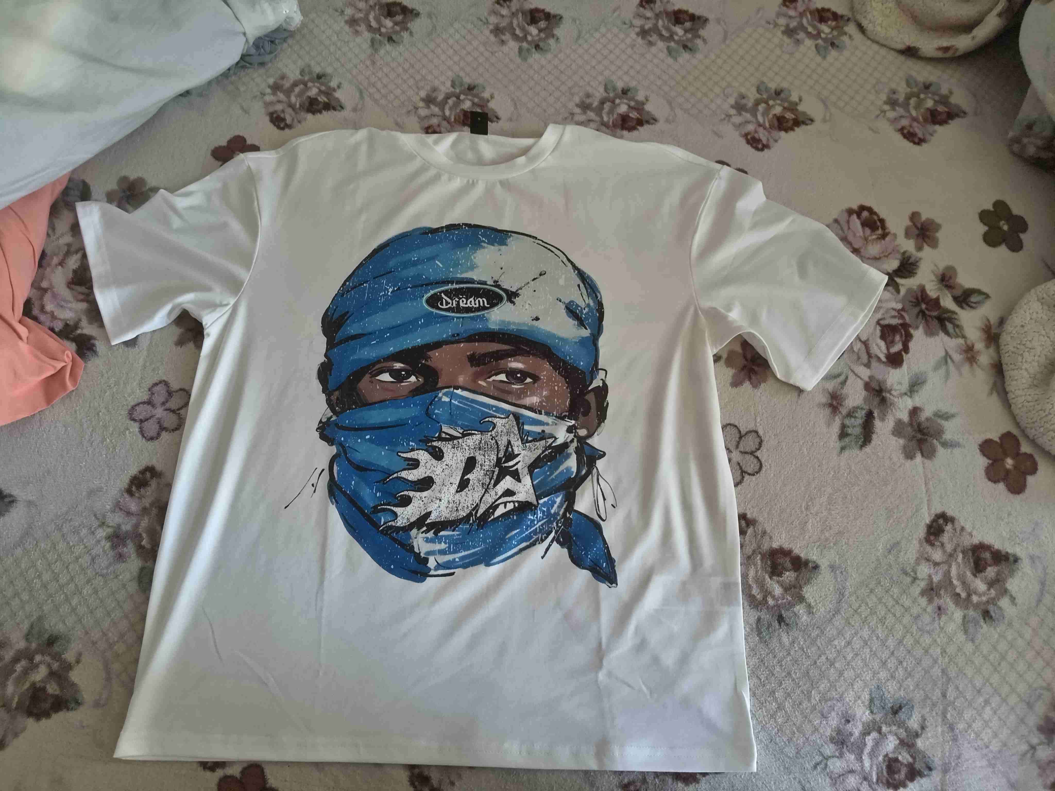 Polera blanca estampada talle S - miniatura 4