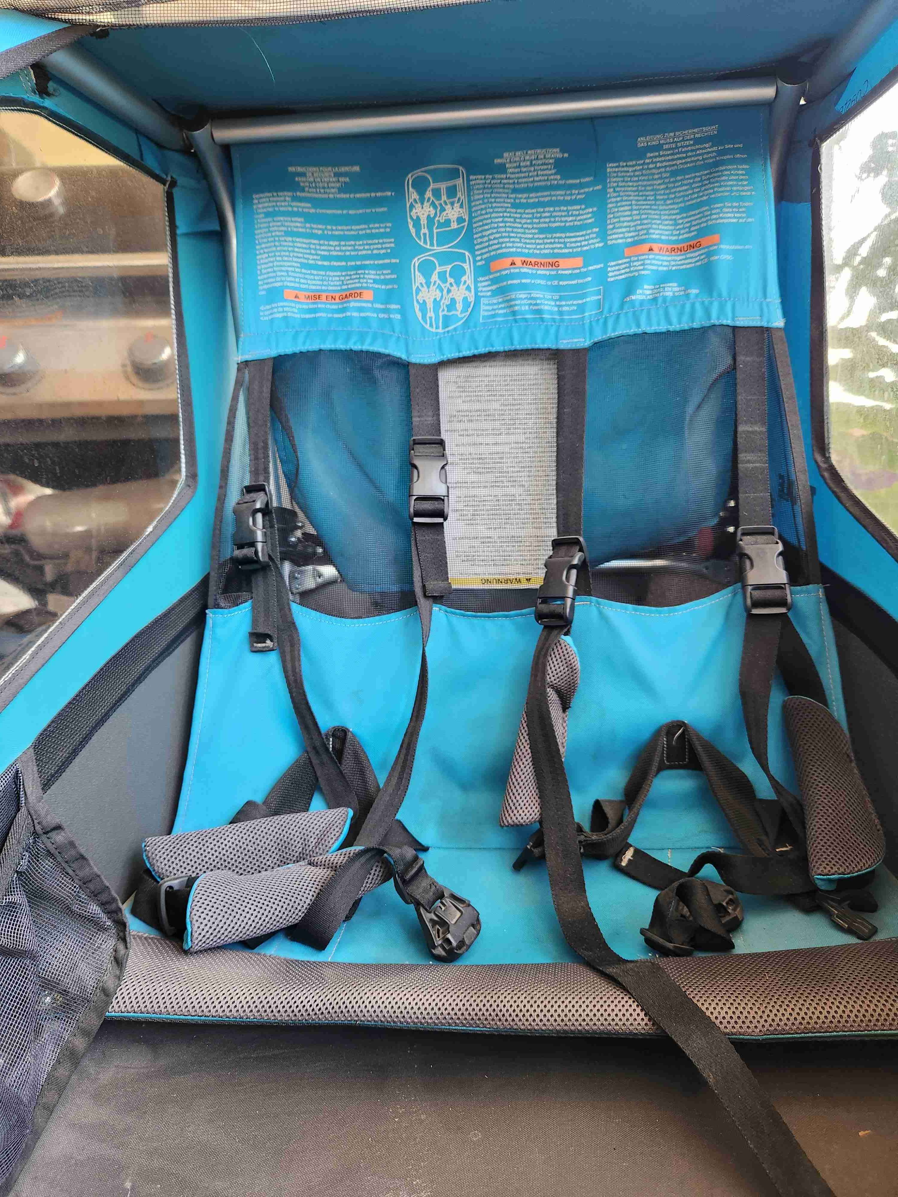 Carro para bicicleta azul Thule Coaster - miniatura 3