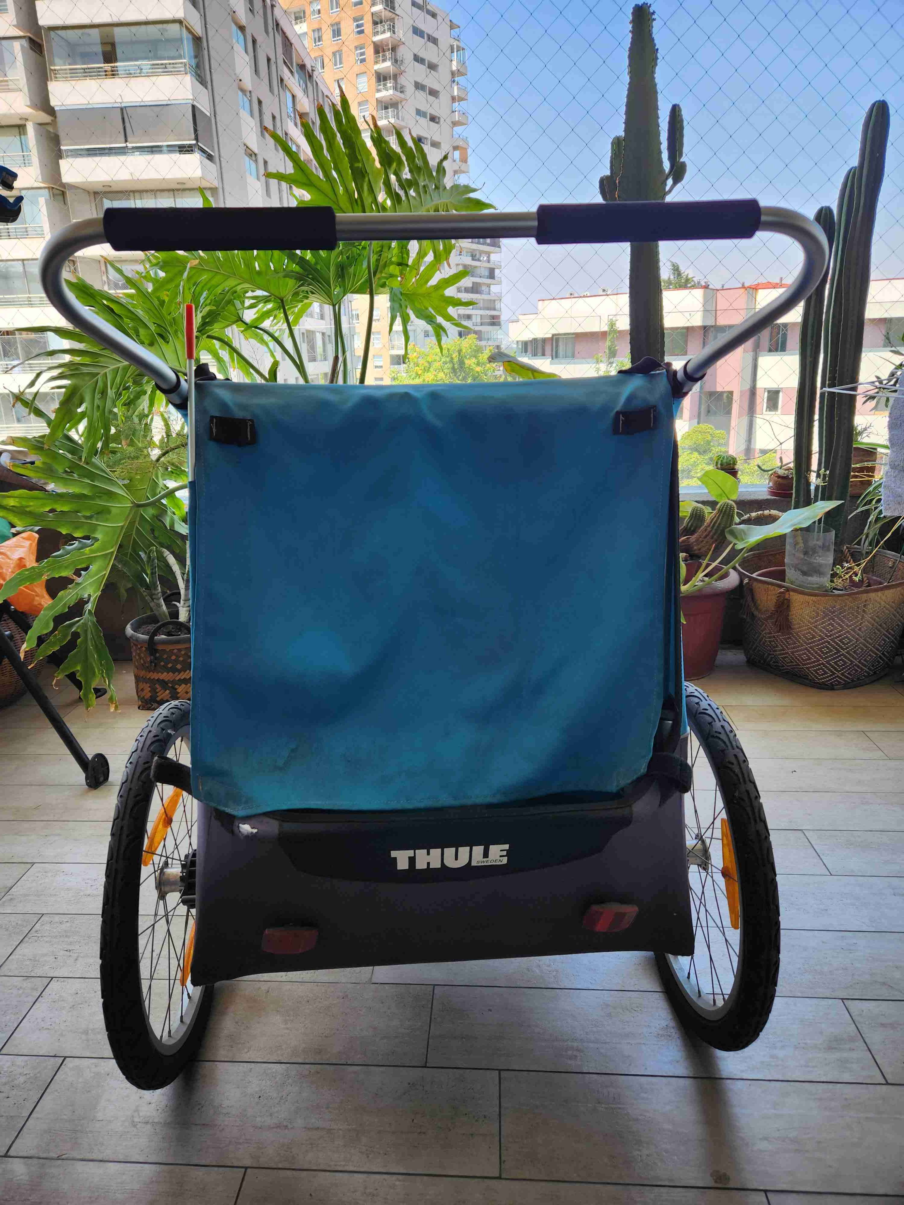 Carro para bicicleta azul Thule Coaster - miniatura 5