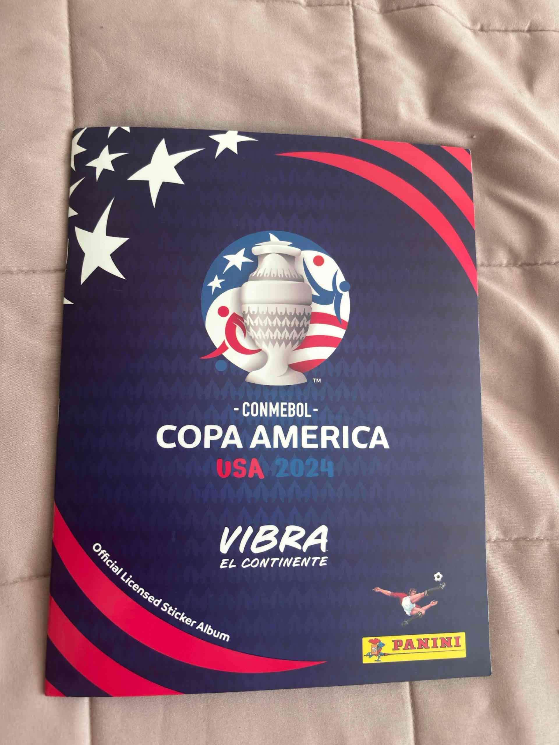 Álbum de stickers Copa América 2024 LLENO