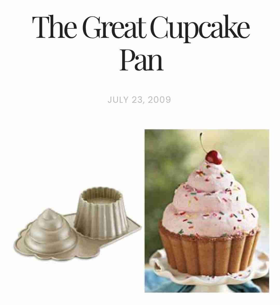 Molde grande para cupcake