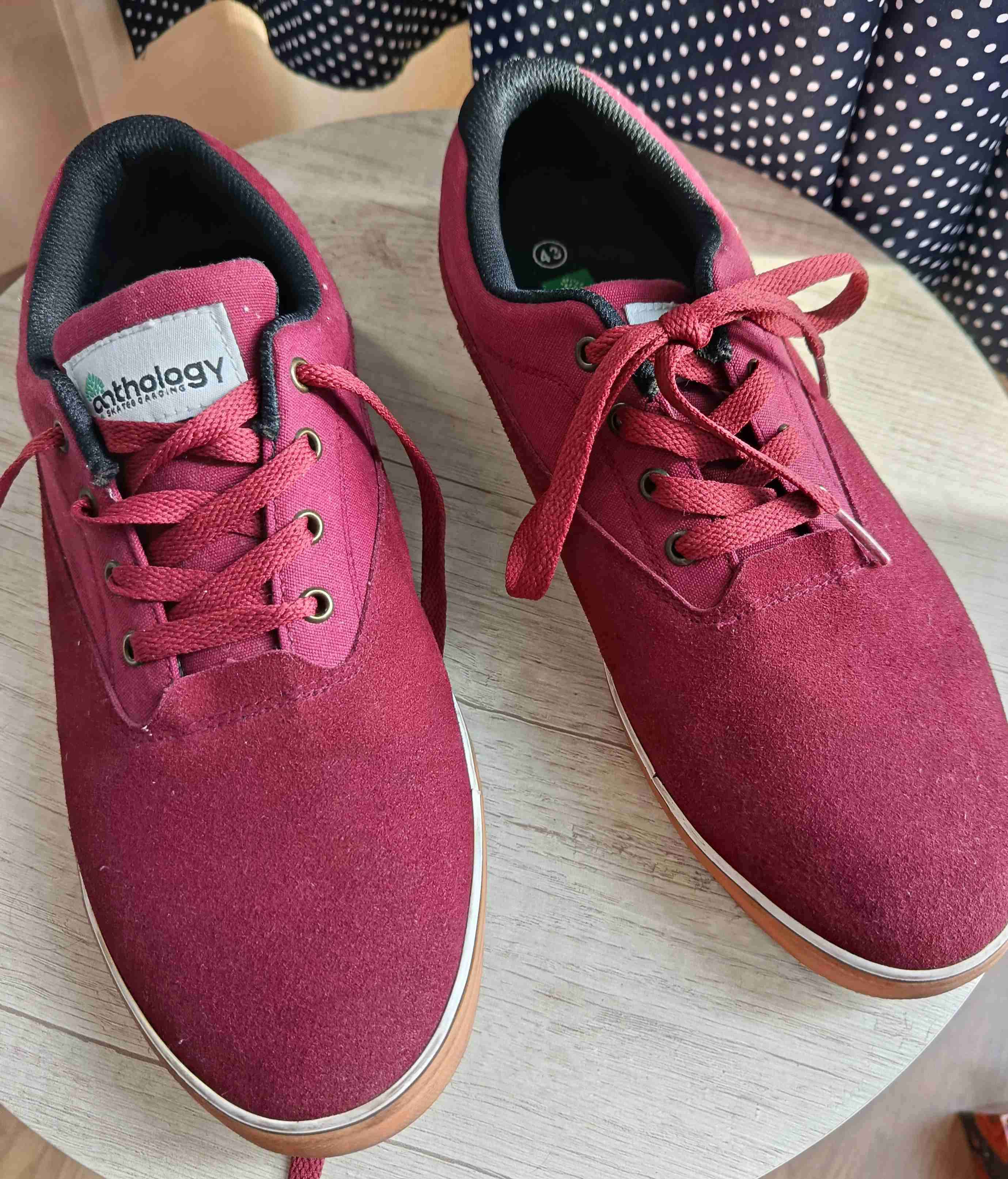 Zapatillas burdeos Anthology N° 43 (unisex)