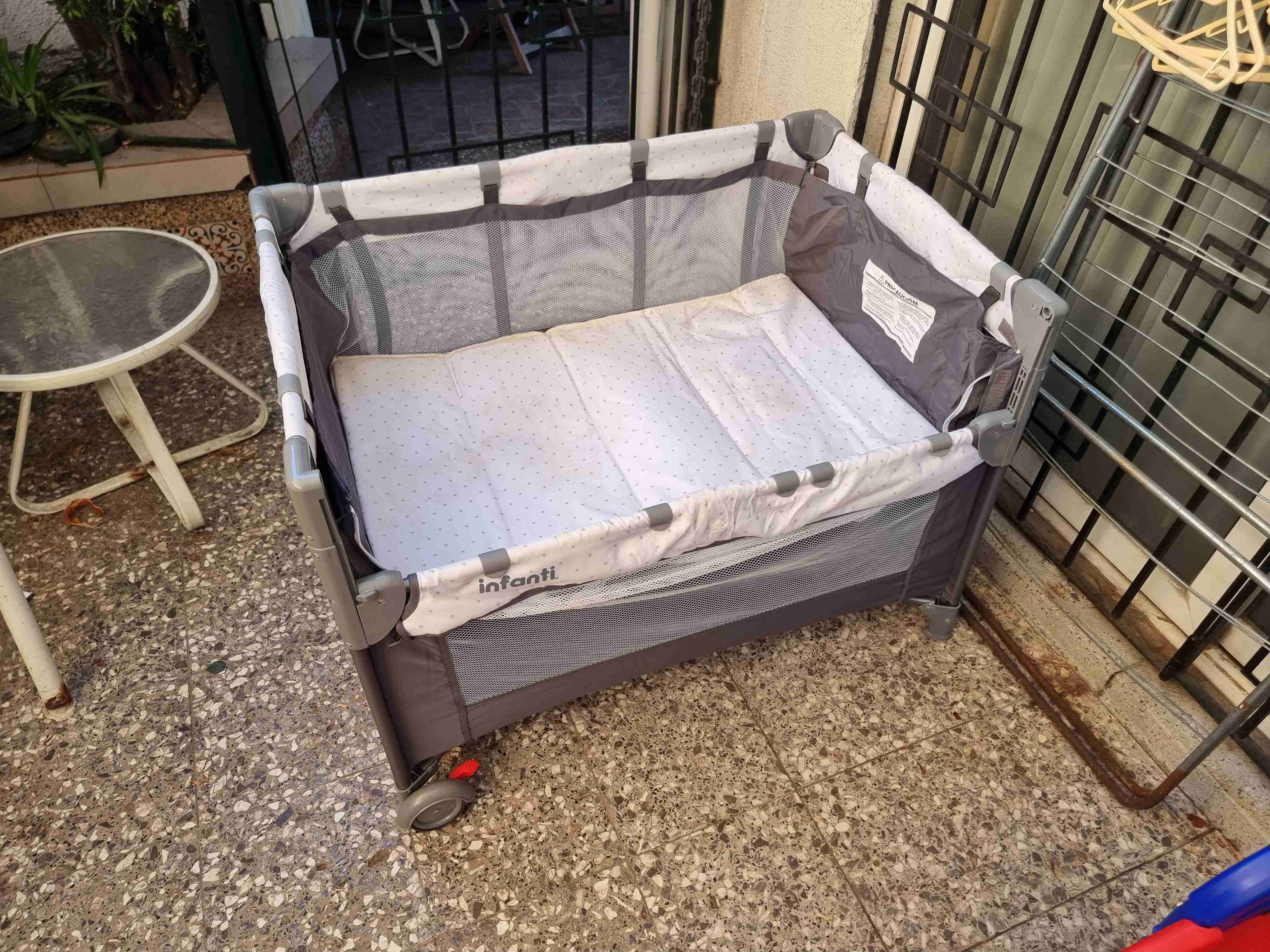 Cuna corral Infanti gris - miniatura 2