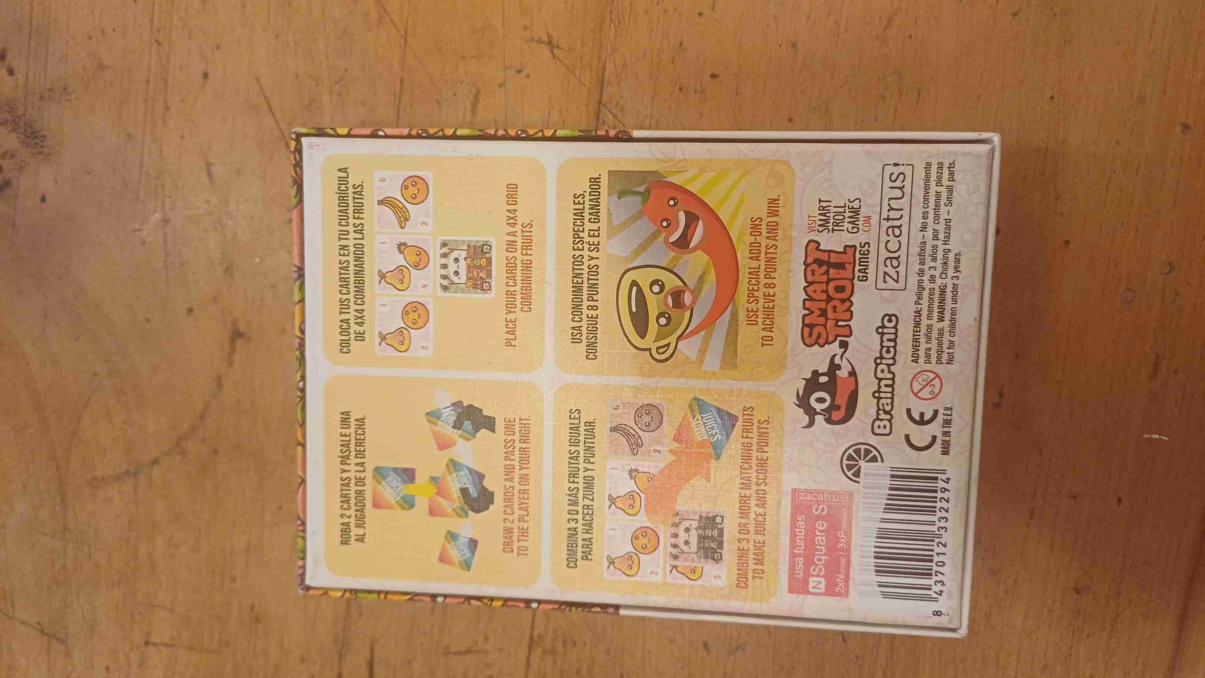 Juego de cartas Zumos - miniatura 2