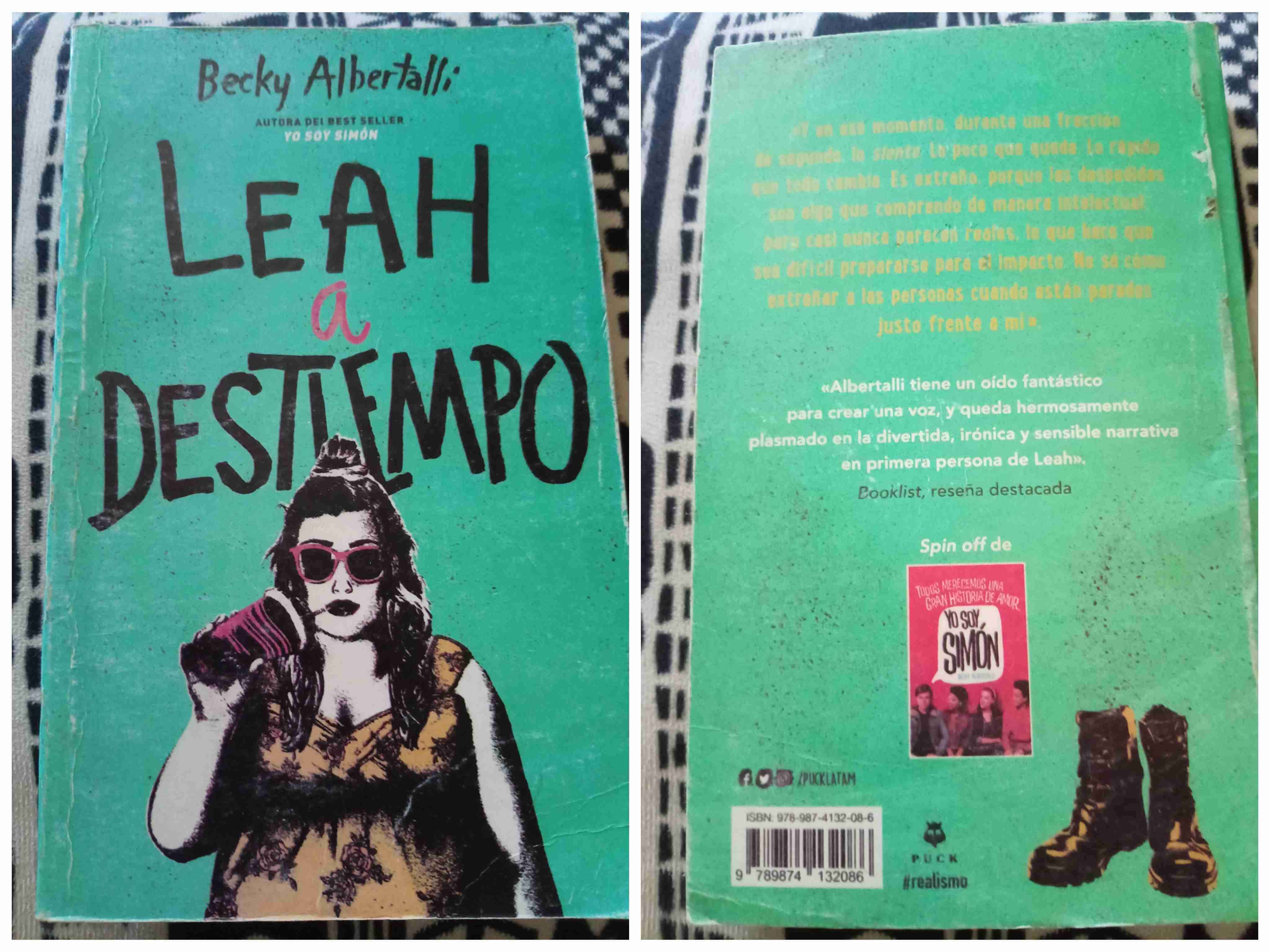 Libro 'Leah a Destiempo' de Becky Albertalli