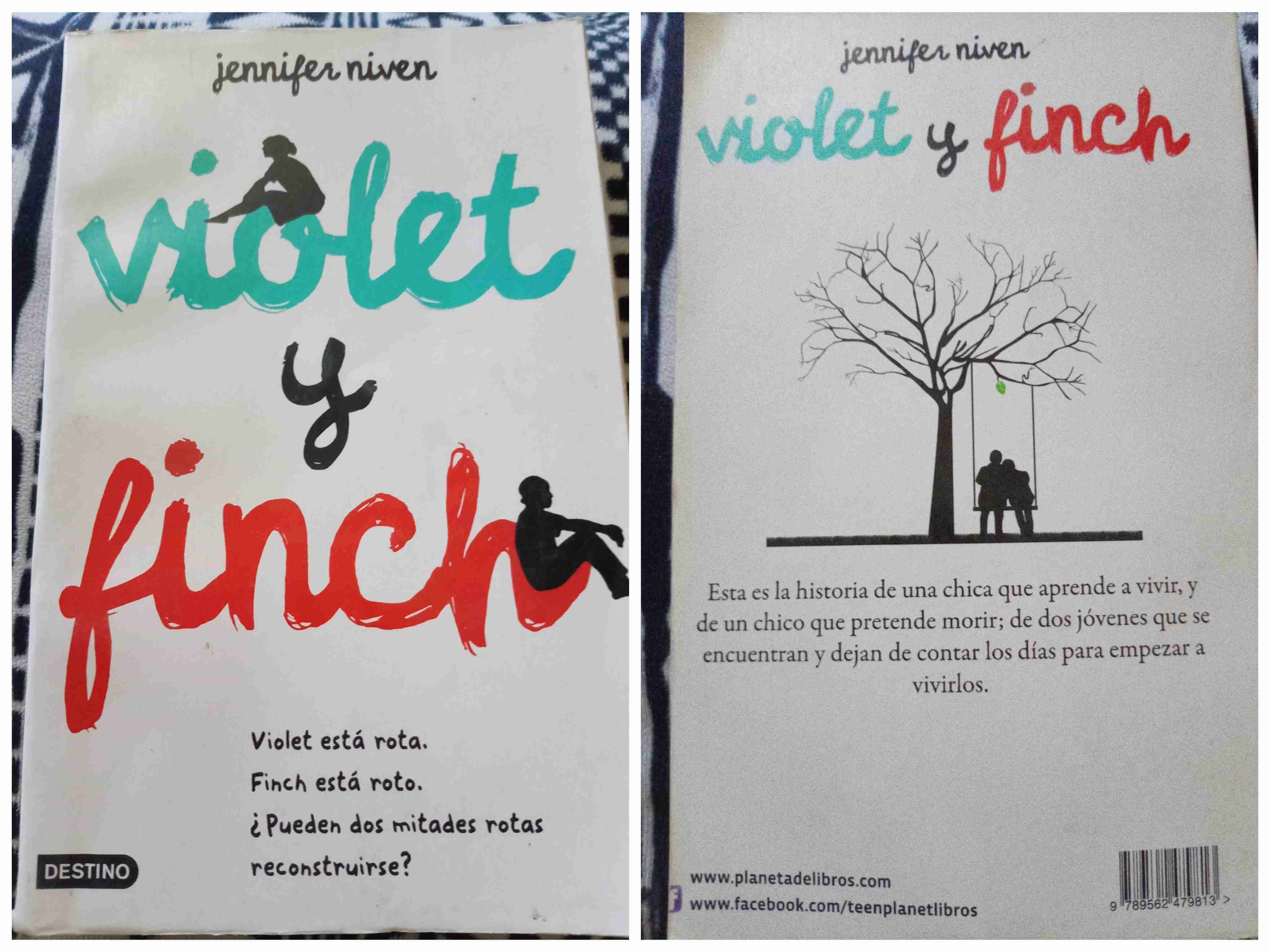 Libro 'Violet y Finch' de Jennifer Niven