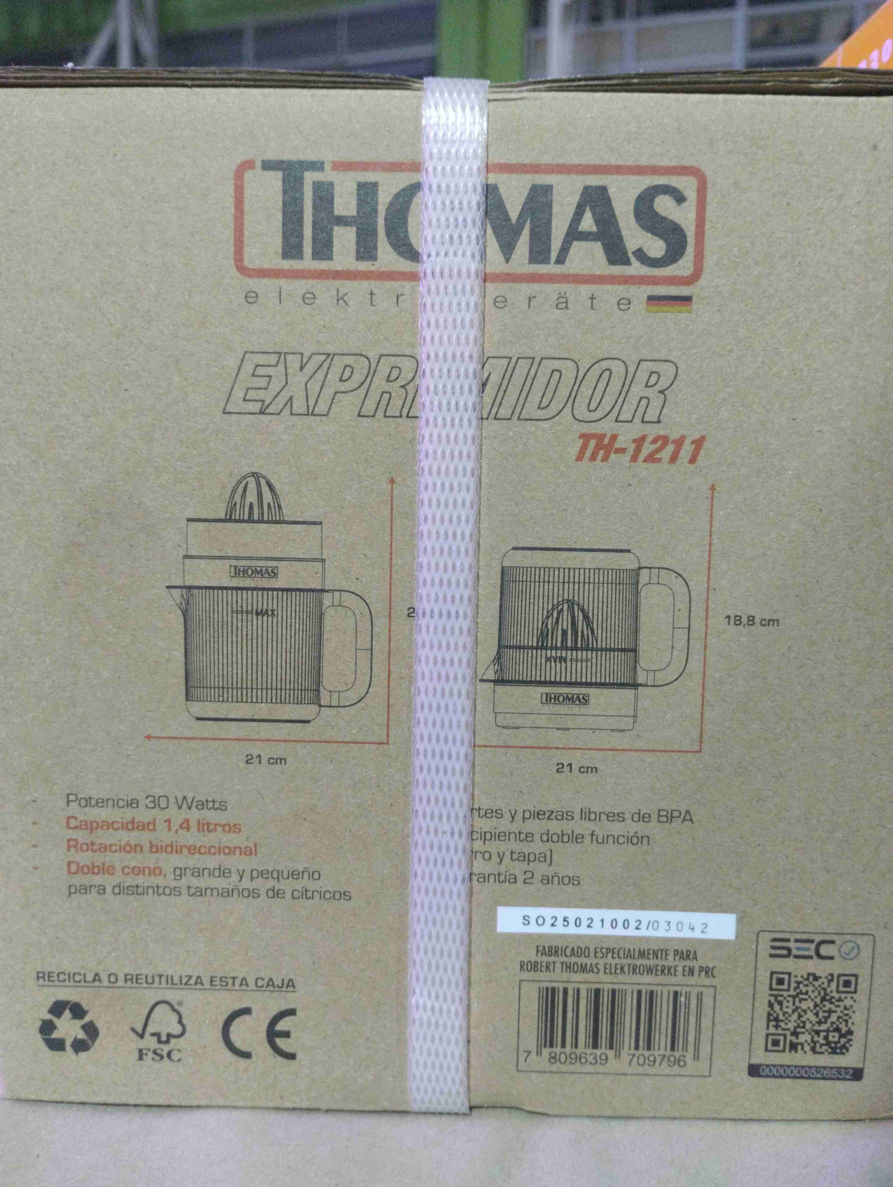 Exprimidor Thomas TH-1211 - miniatura 3
