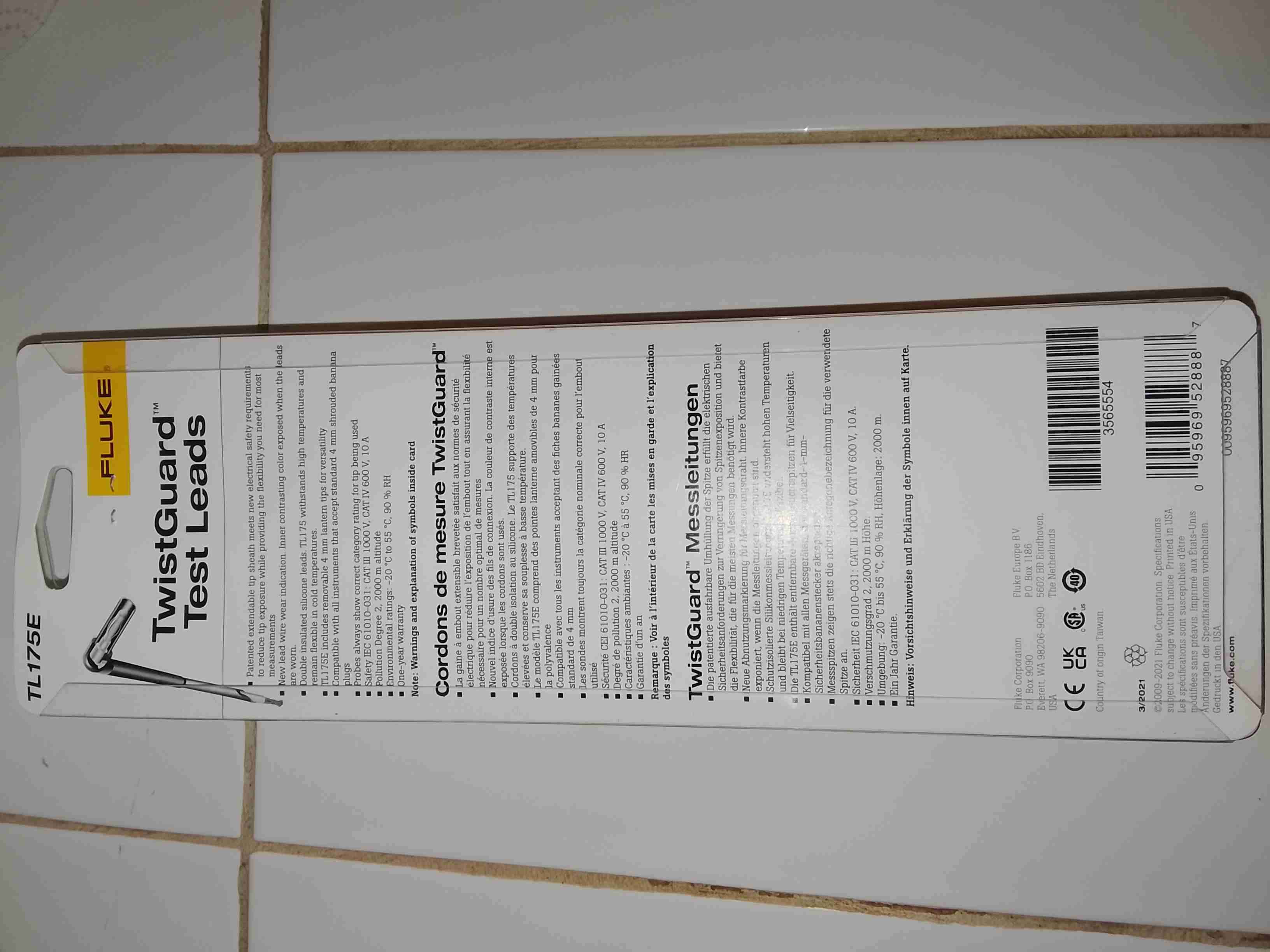 Leads de prueba TwistGuard Fluke - miniatura 2