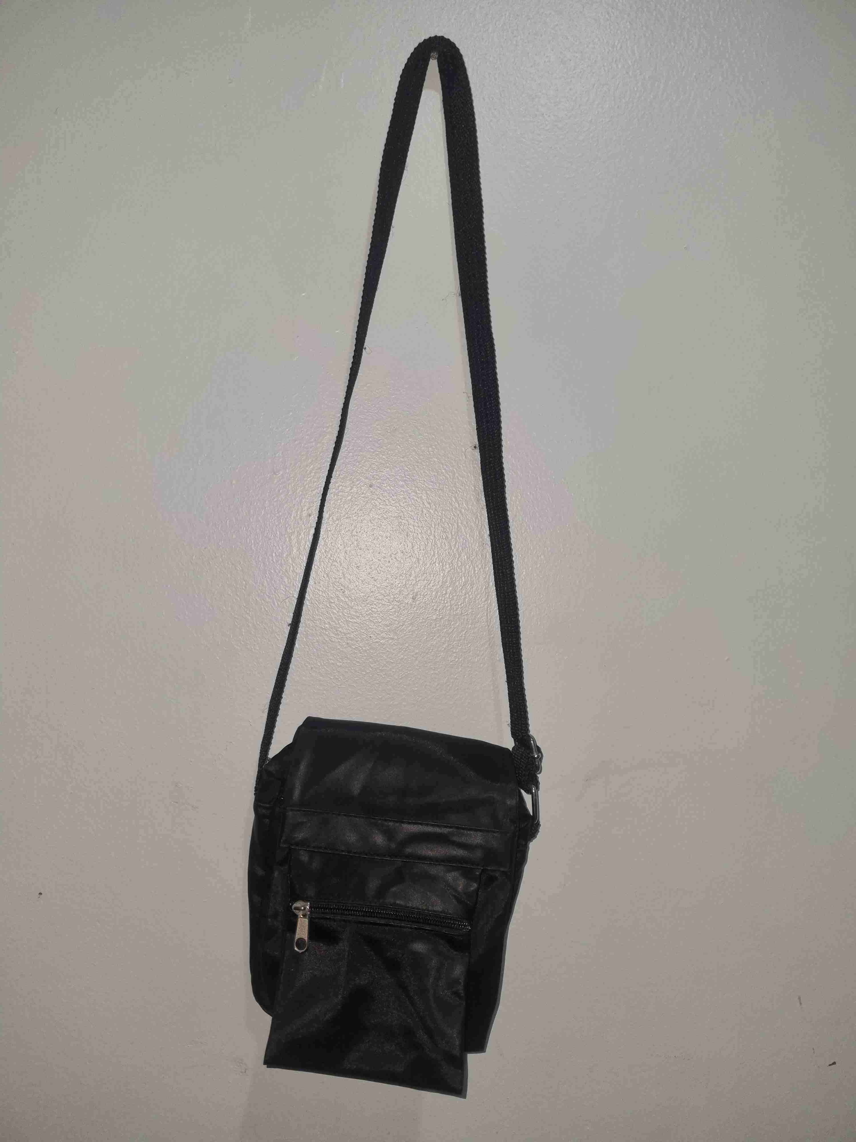 Bolso bandolera negro unisex