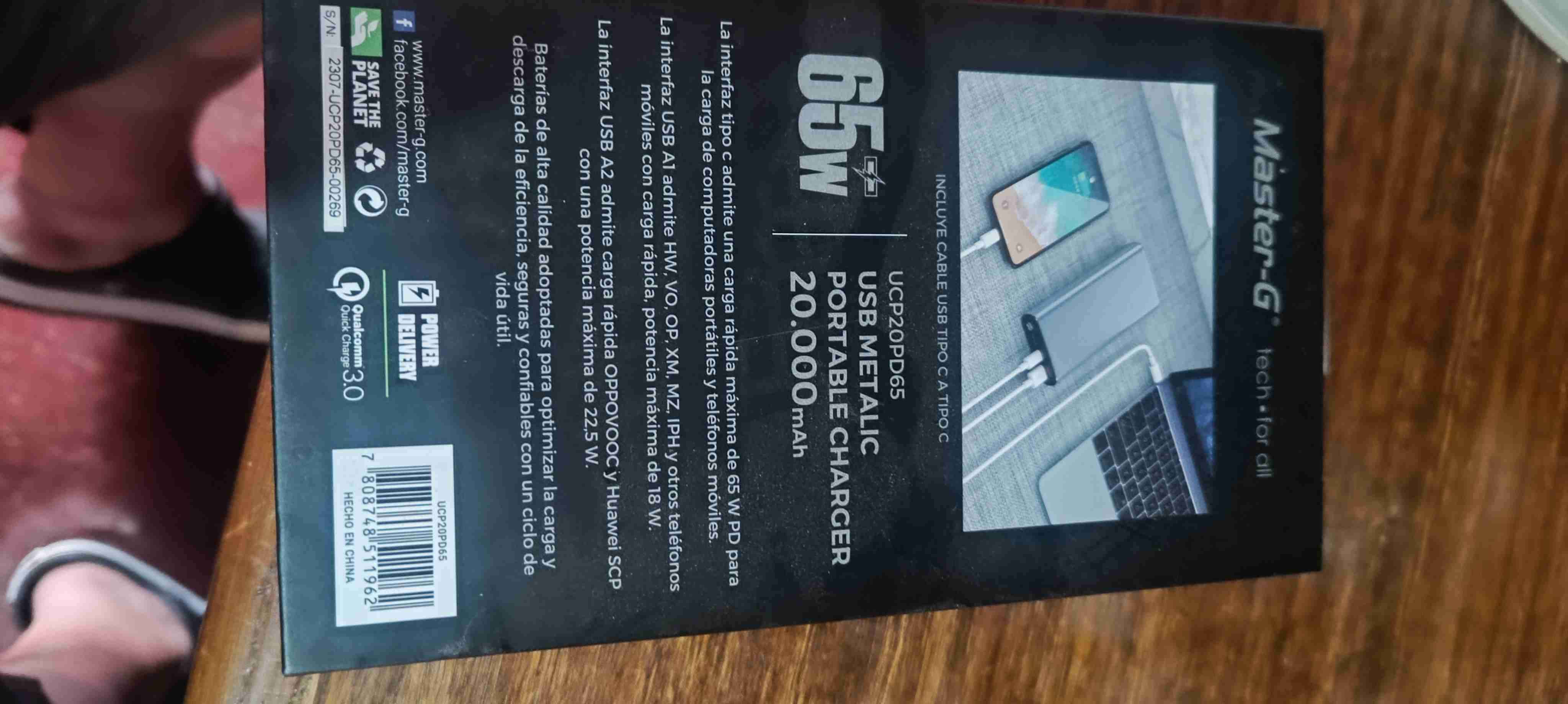 Power Bank Master-G 20,000 mAh - miniatura 4