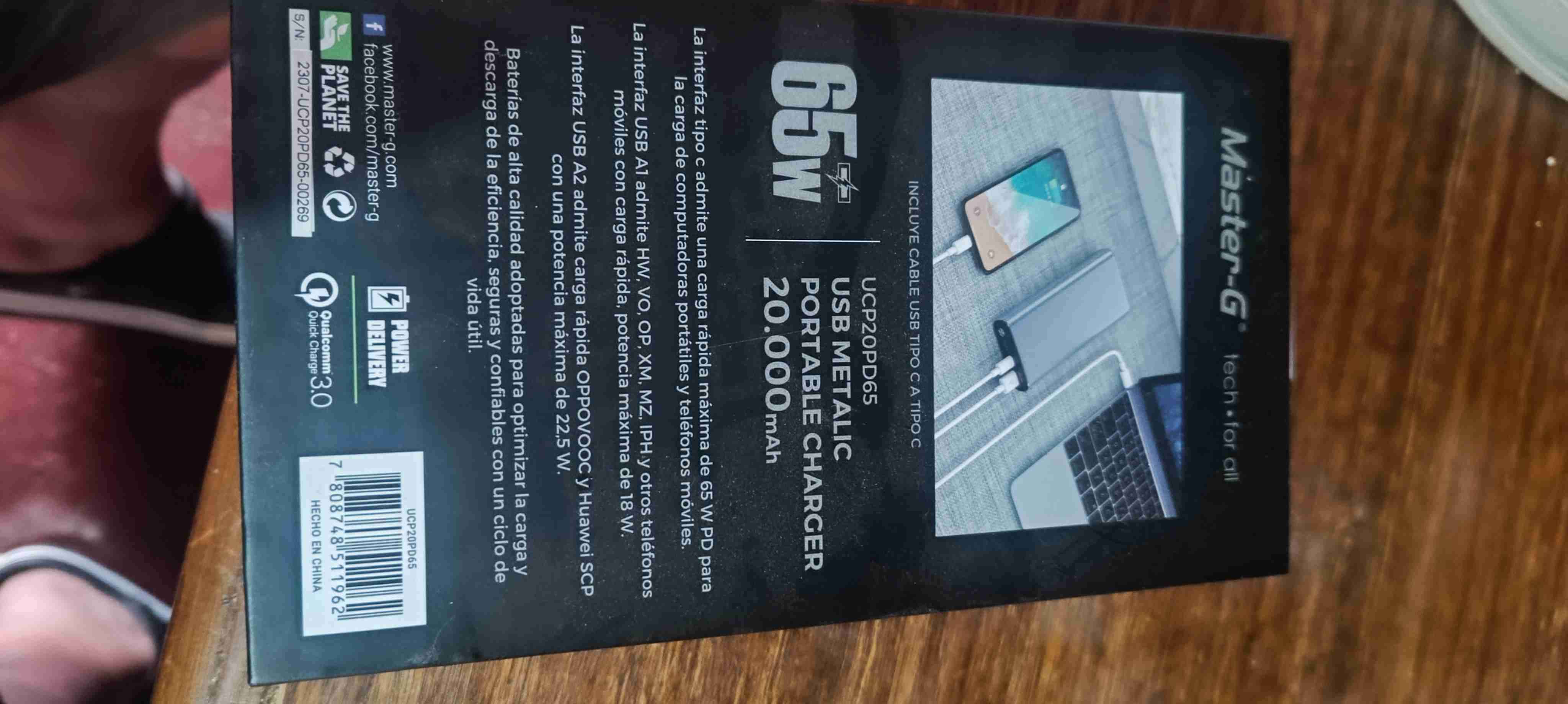 Power Bank Master-G 20,000 mAh - miniatura 5