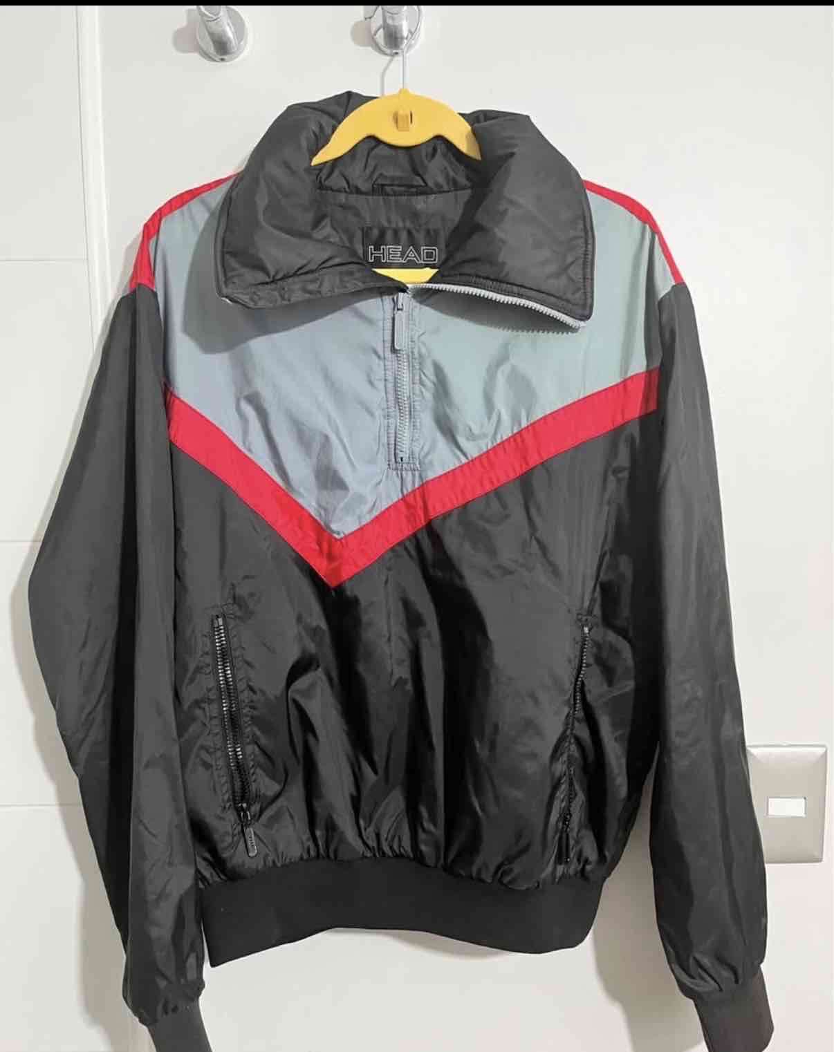 Cortaviento unisex Head gris y rojo - miniatura 2