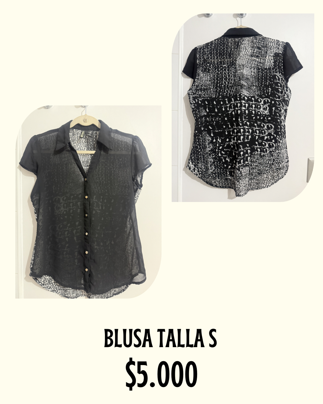 Poleras estampadas talla S y M - miniatura 2