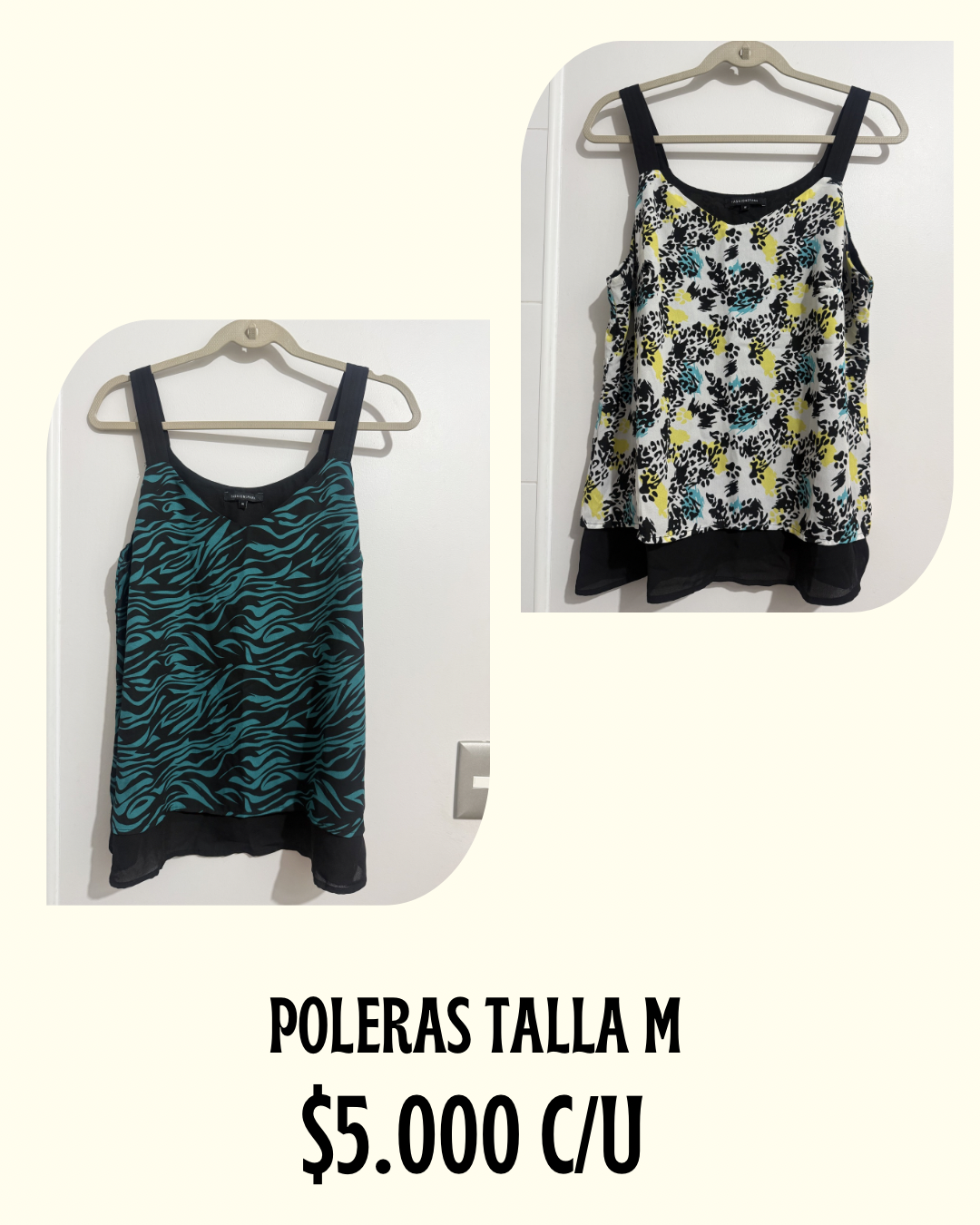 Poleras estampadas talla S y M - miniatura 4