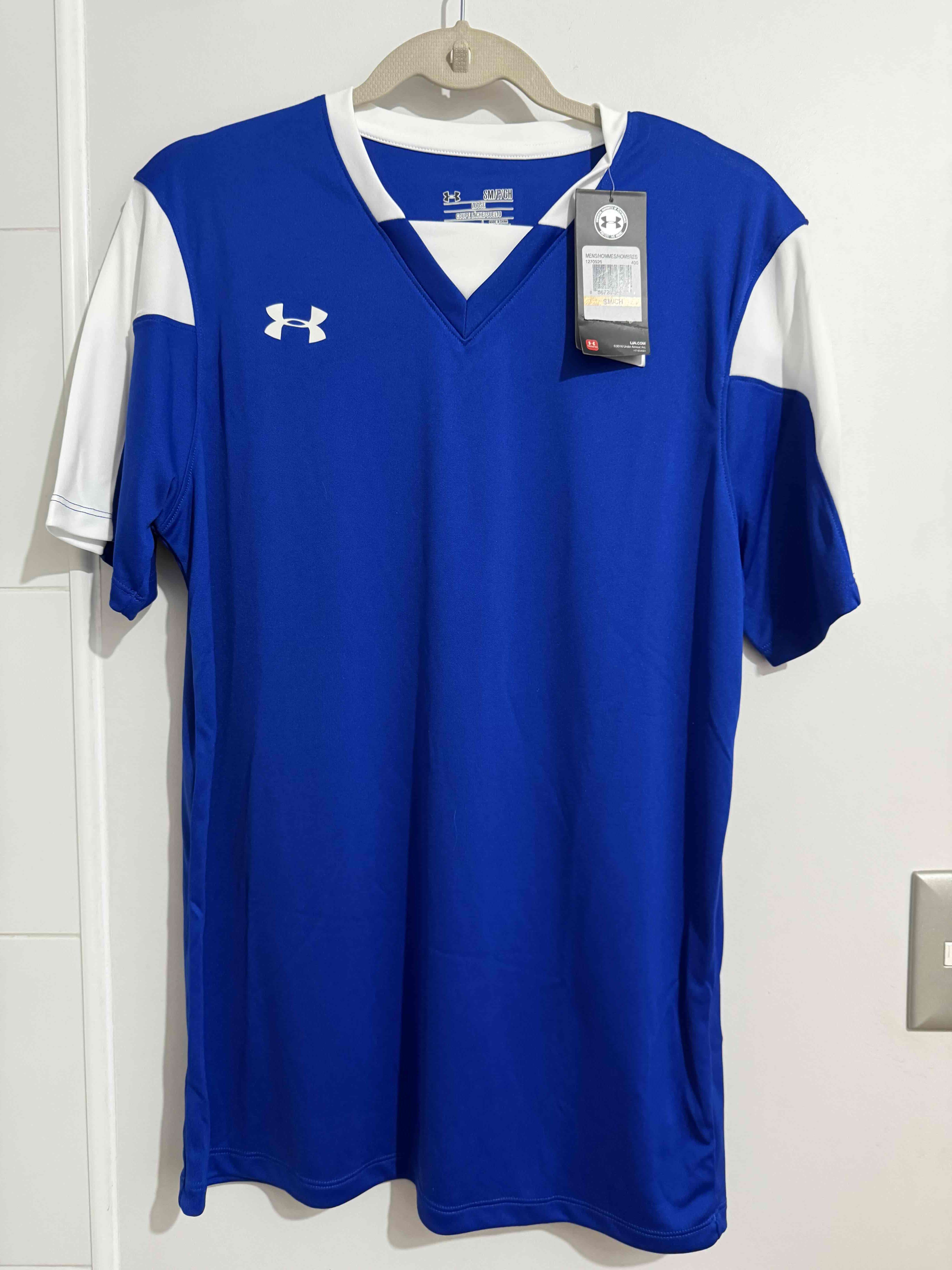 Polera deportiva azul hombre - miniatura 2