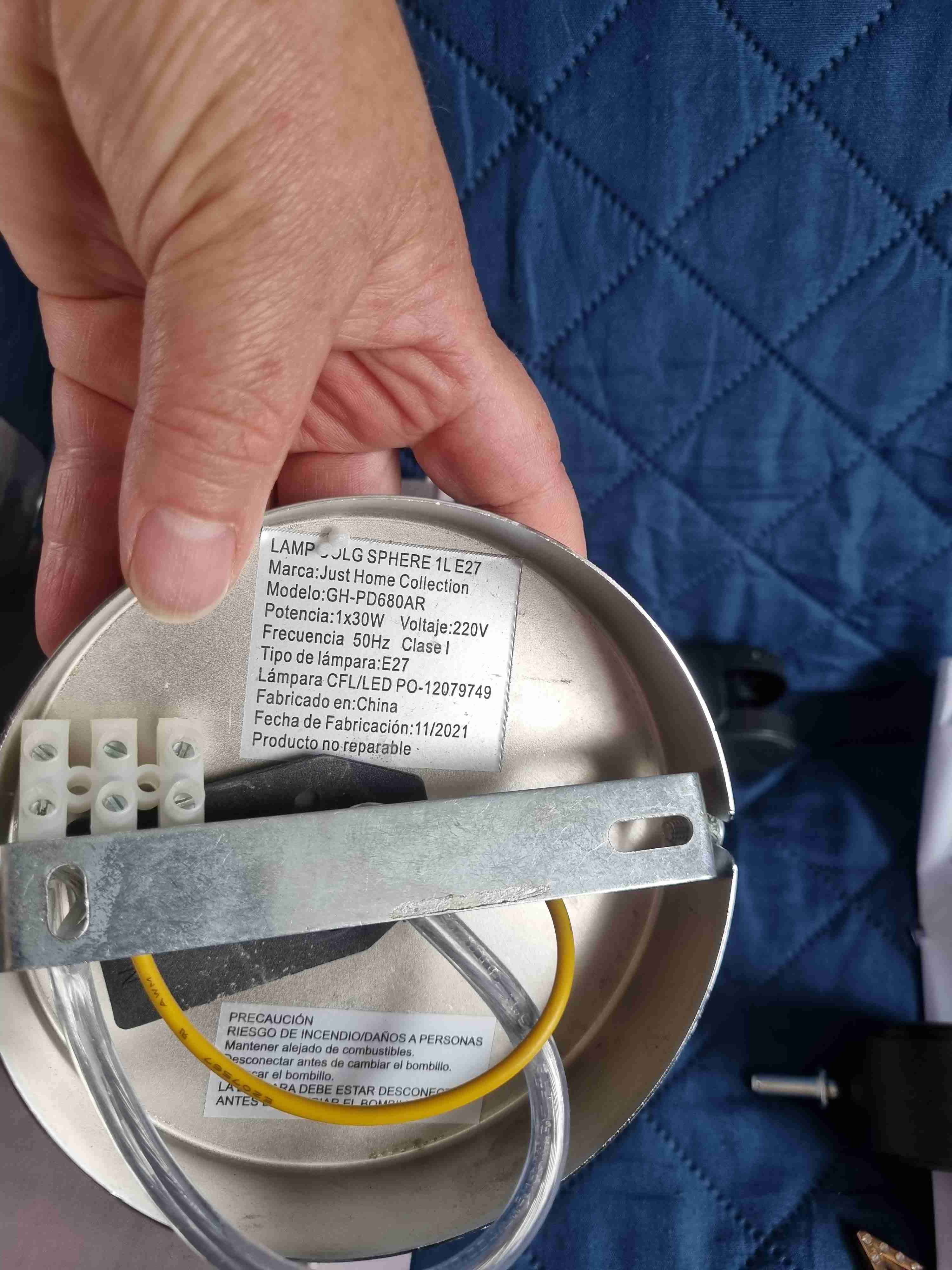 HERMOSA LÁMPARA COLGANTE - miniatura 3