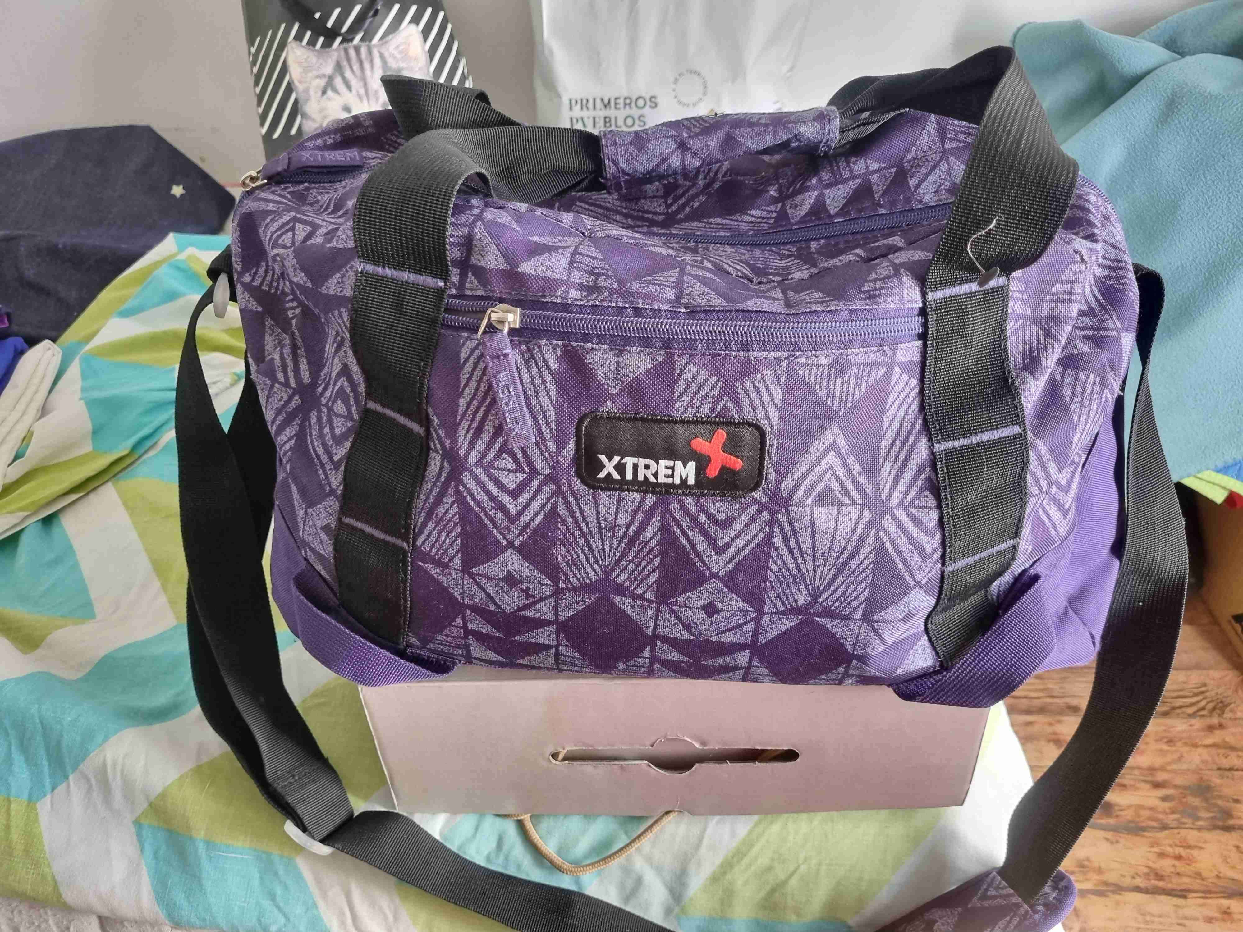 Bolso deportivo morado XTREM