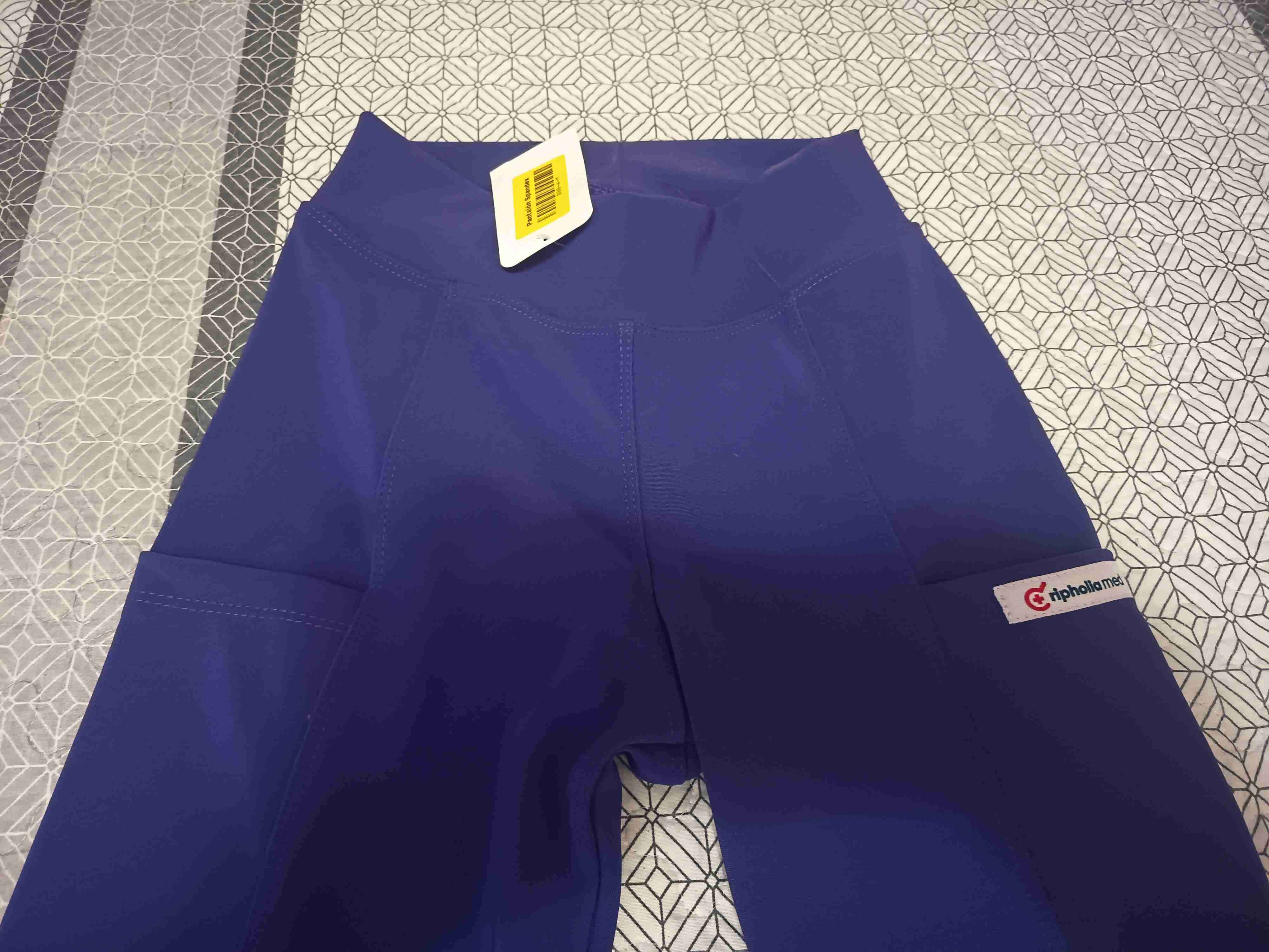 Calzas deportivas azules con bolsillos