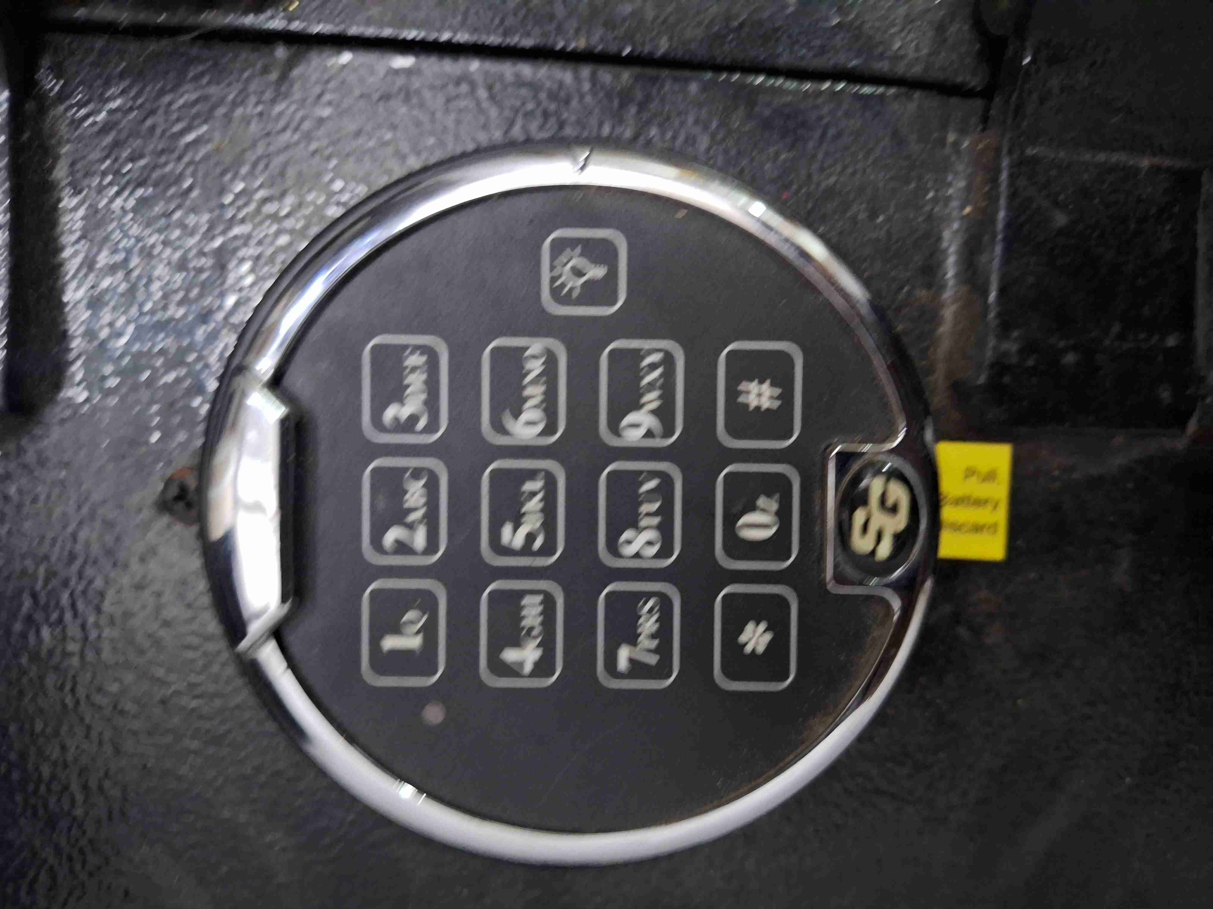 Caja fuerte de seguridad negra - miniatura 4