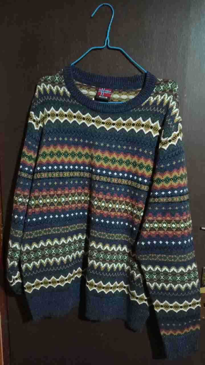 Suéter noruego multicolor